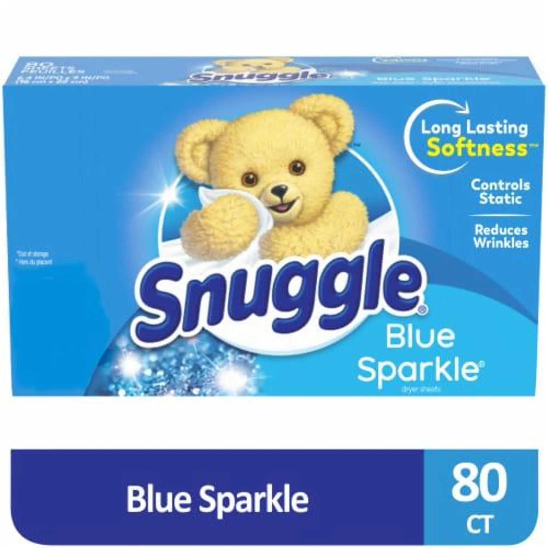 Snuggle® Blue Sparkle® Fabric Softener Dryer Sheets