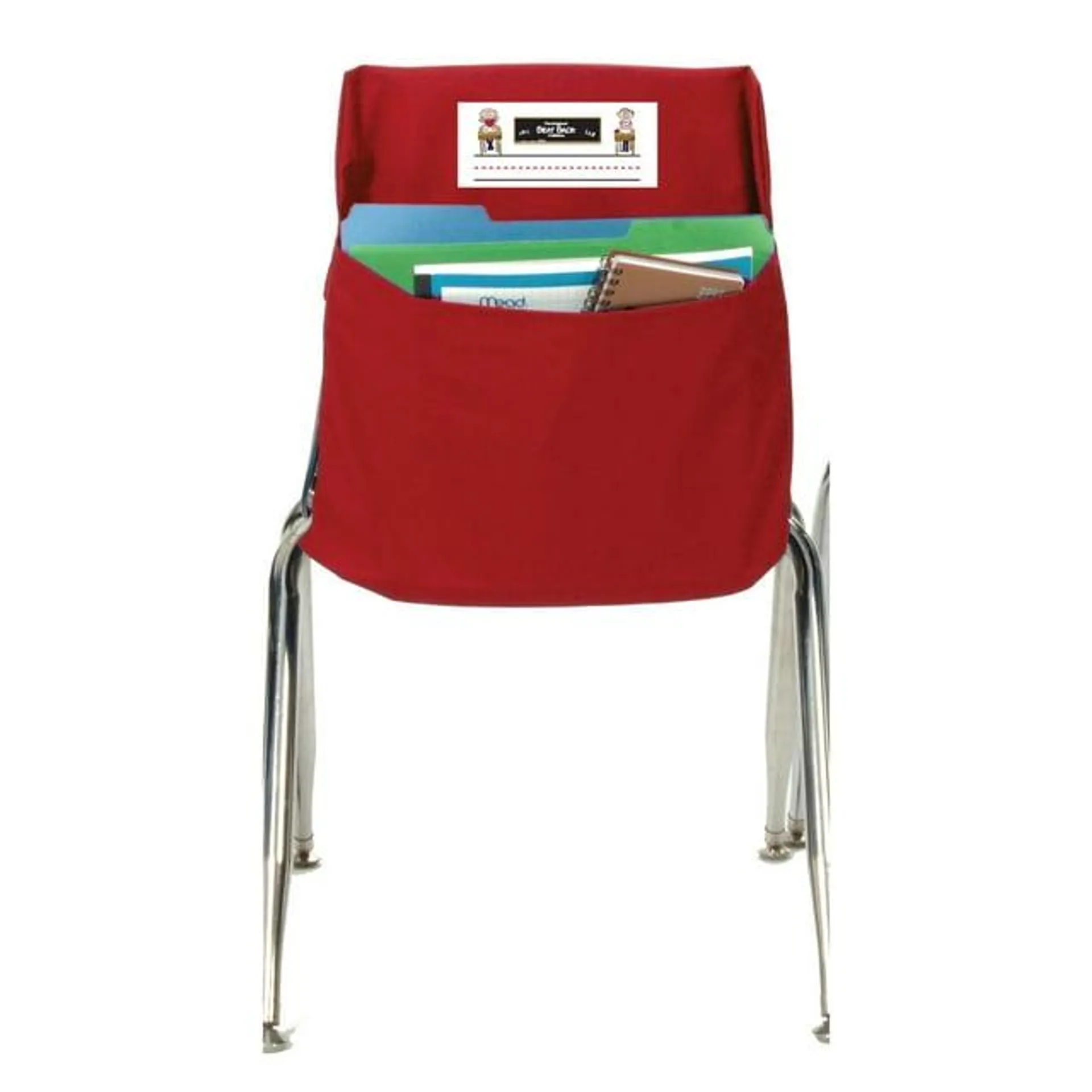 Seat Sack Storage Pocket, Standard, 14 Inches, Red