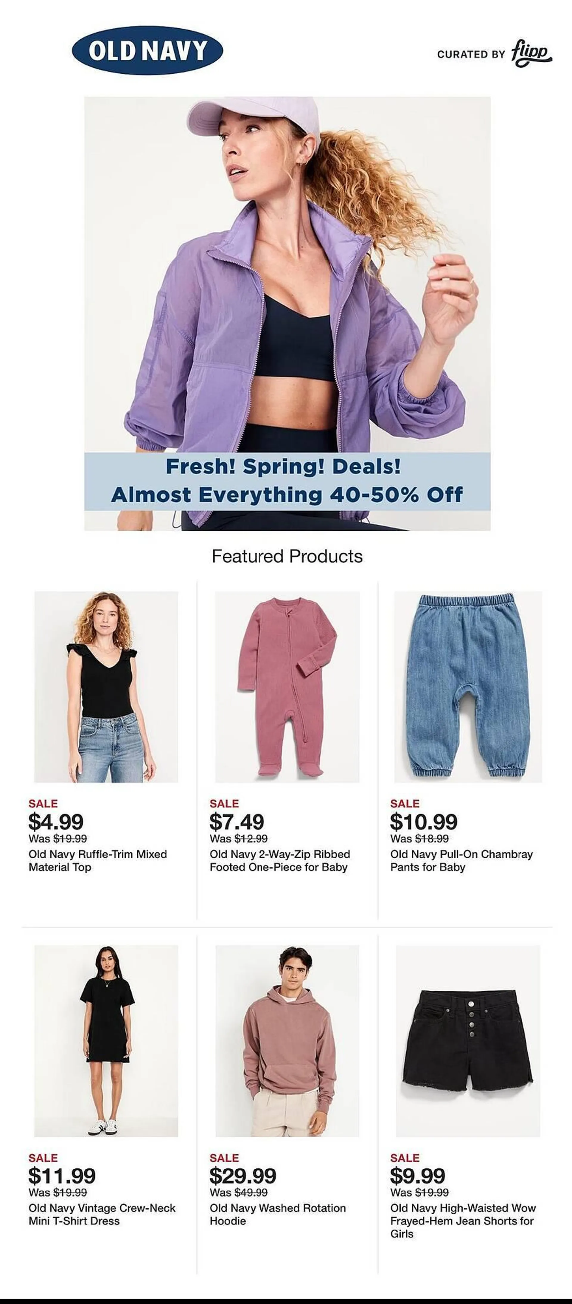 Weekly ad Old Navy Weekly Ad from July 28 to August 3 2025 - Page 1