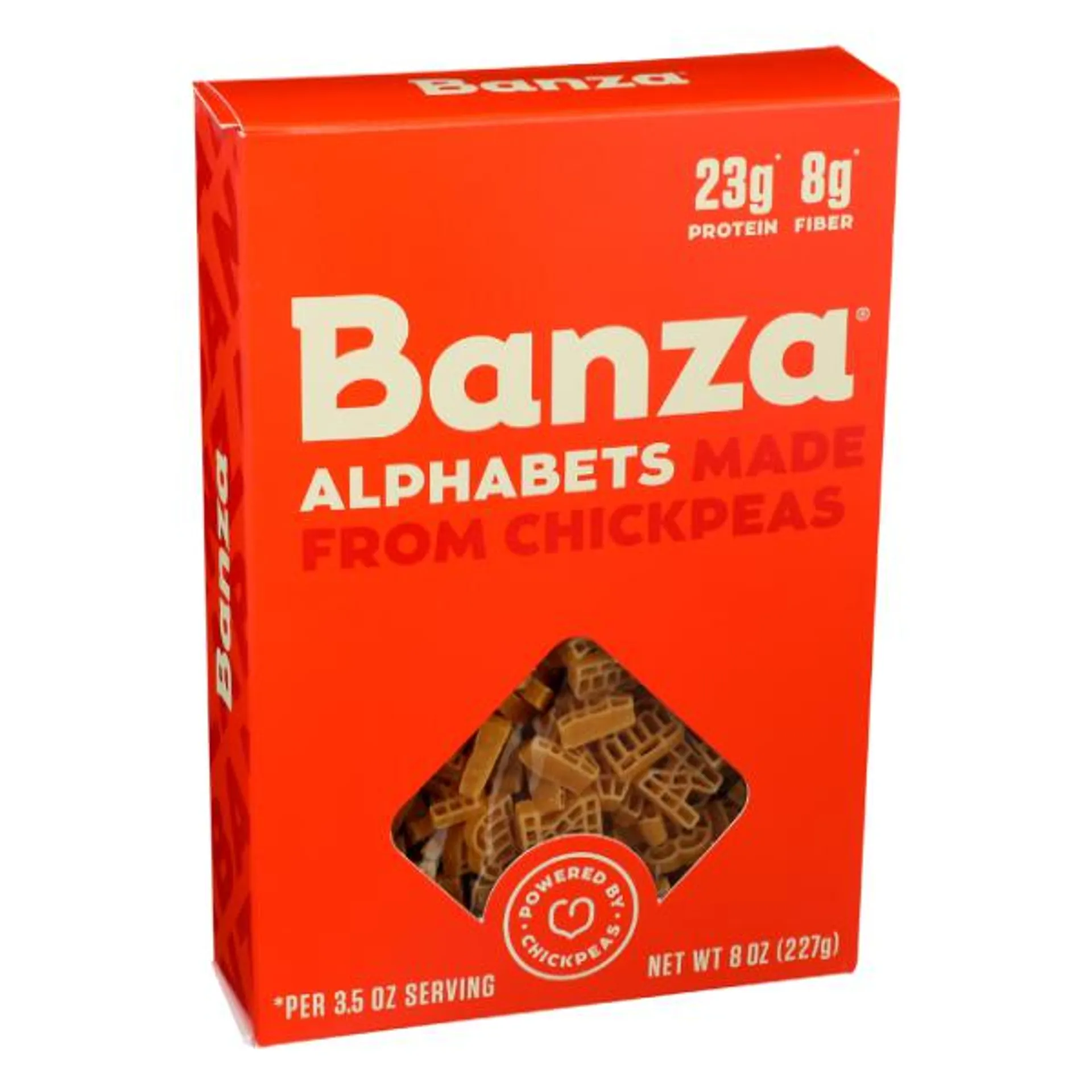 Banza Chickpea Alphabet Pasta - 8 Ounce