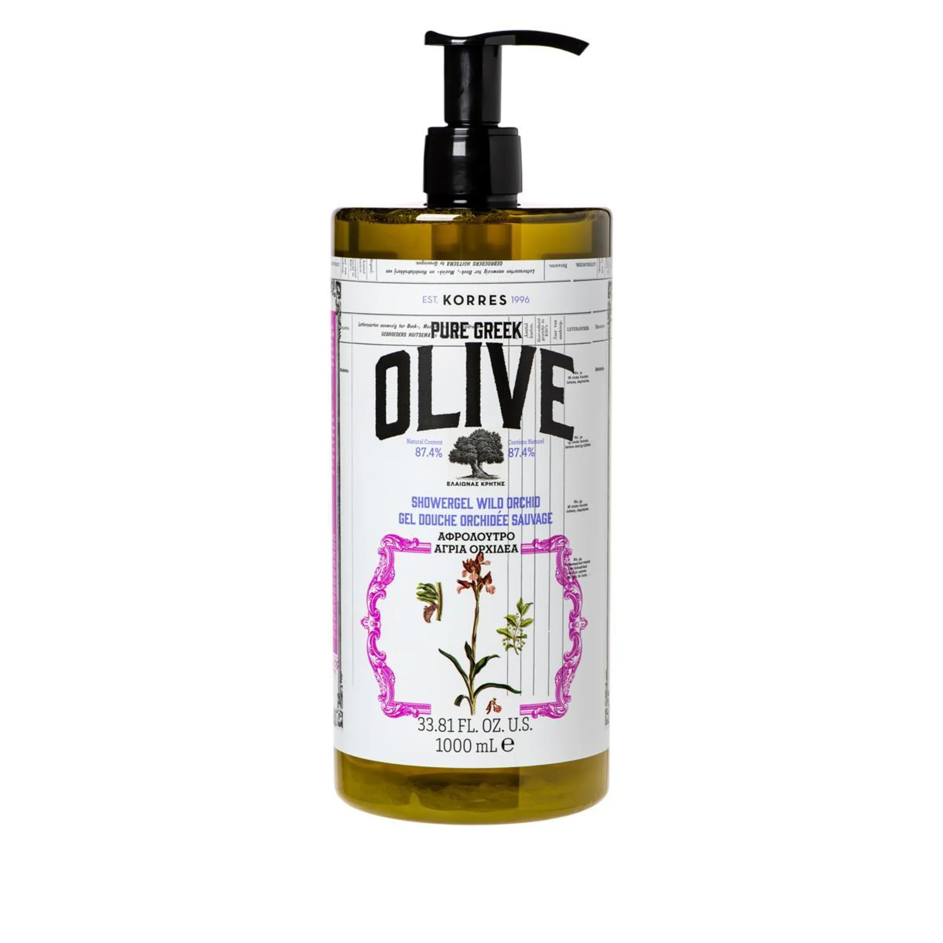 Korres Olive Oil Shower Gel - 1 Liter