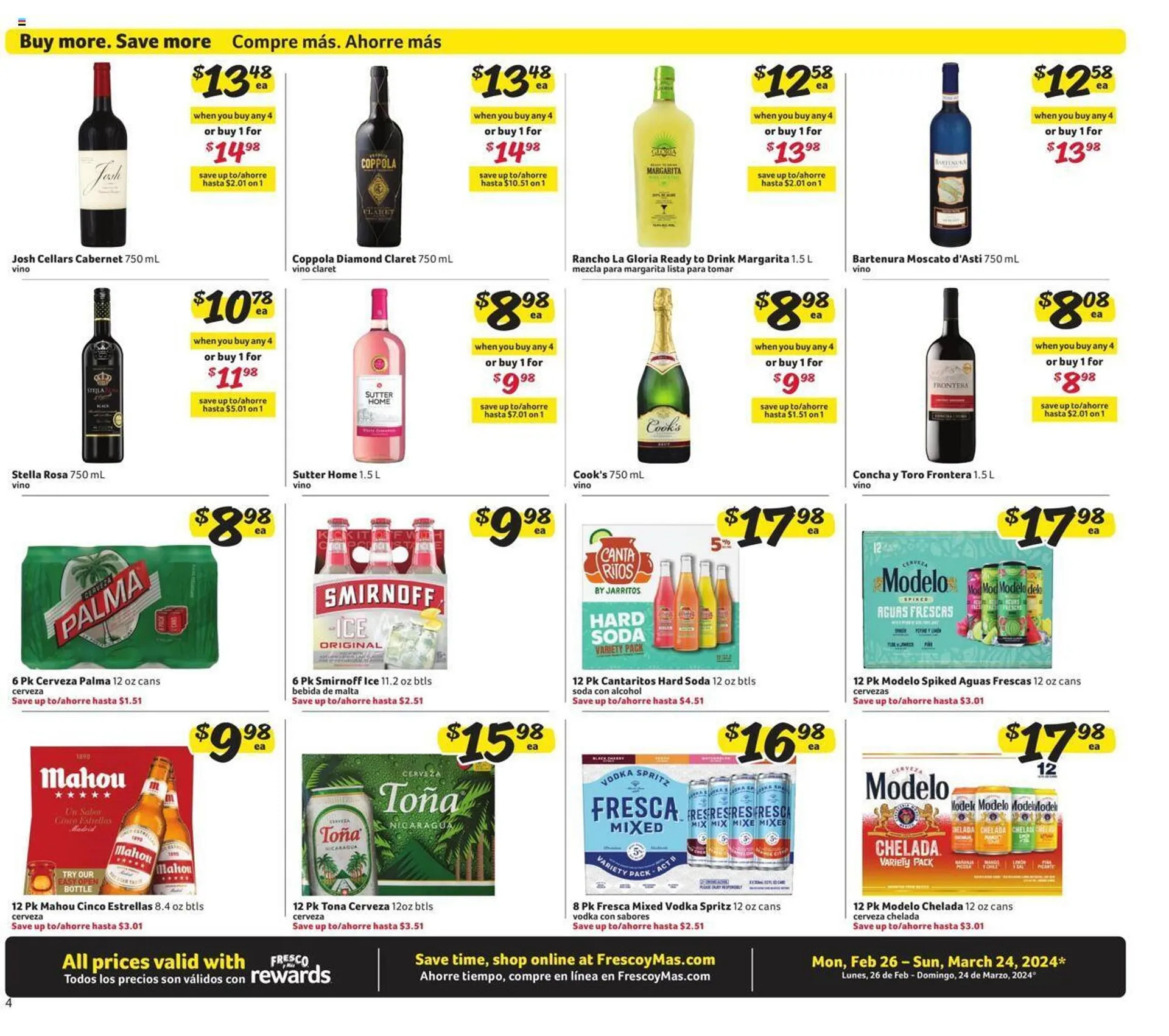 Weekly ad Fresco y Más Weekly Ad from February 26 to March 24 2024 - Page 4