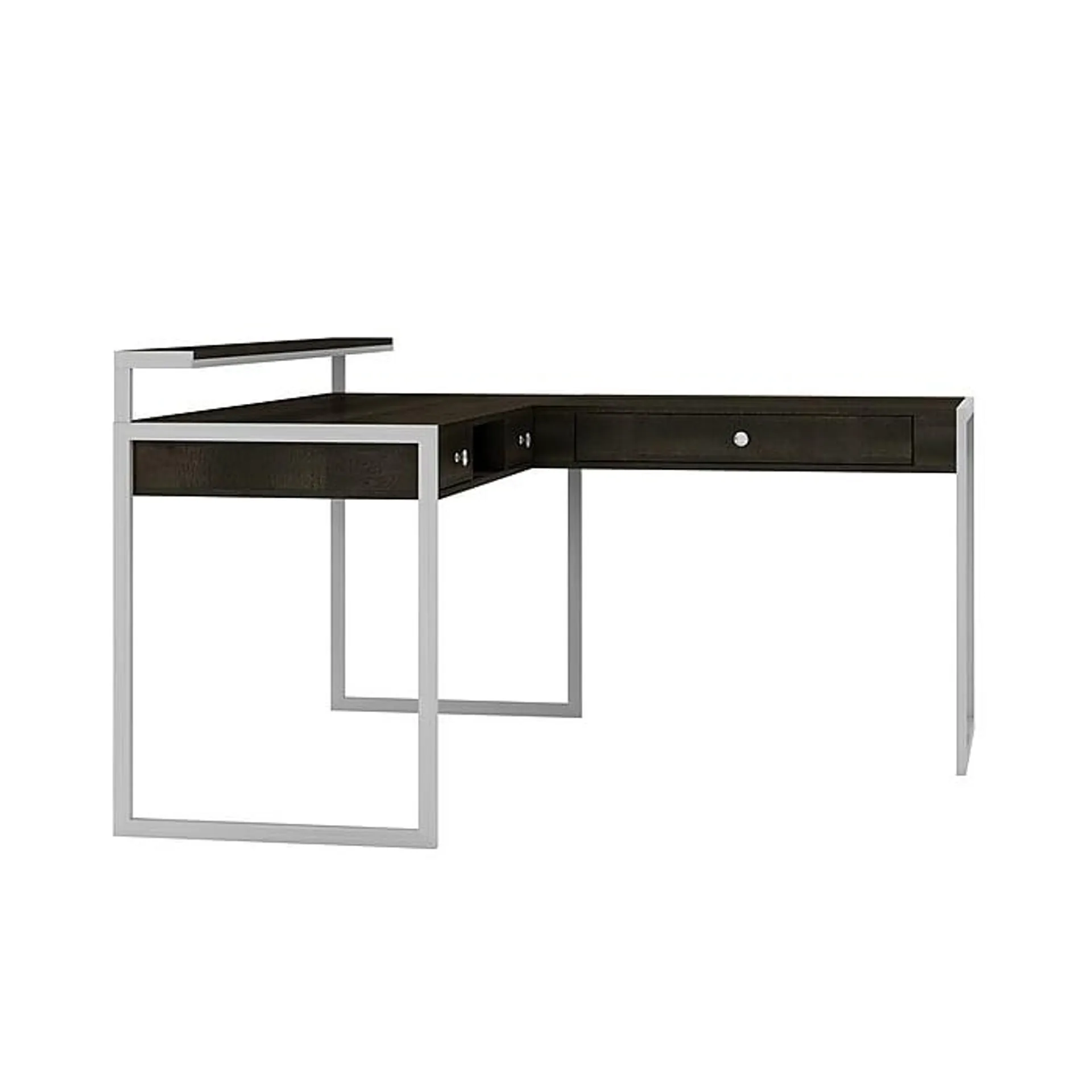 Whalen Asherton 60" W L-Shaped Computer Desk,