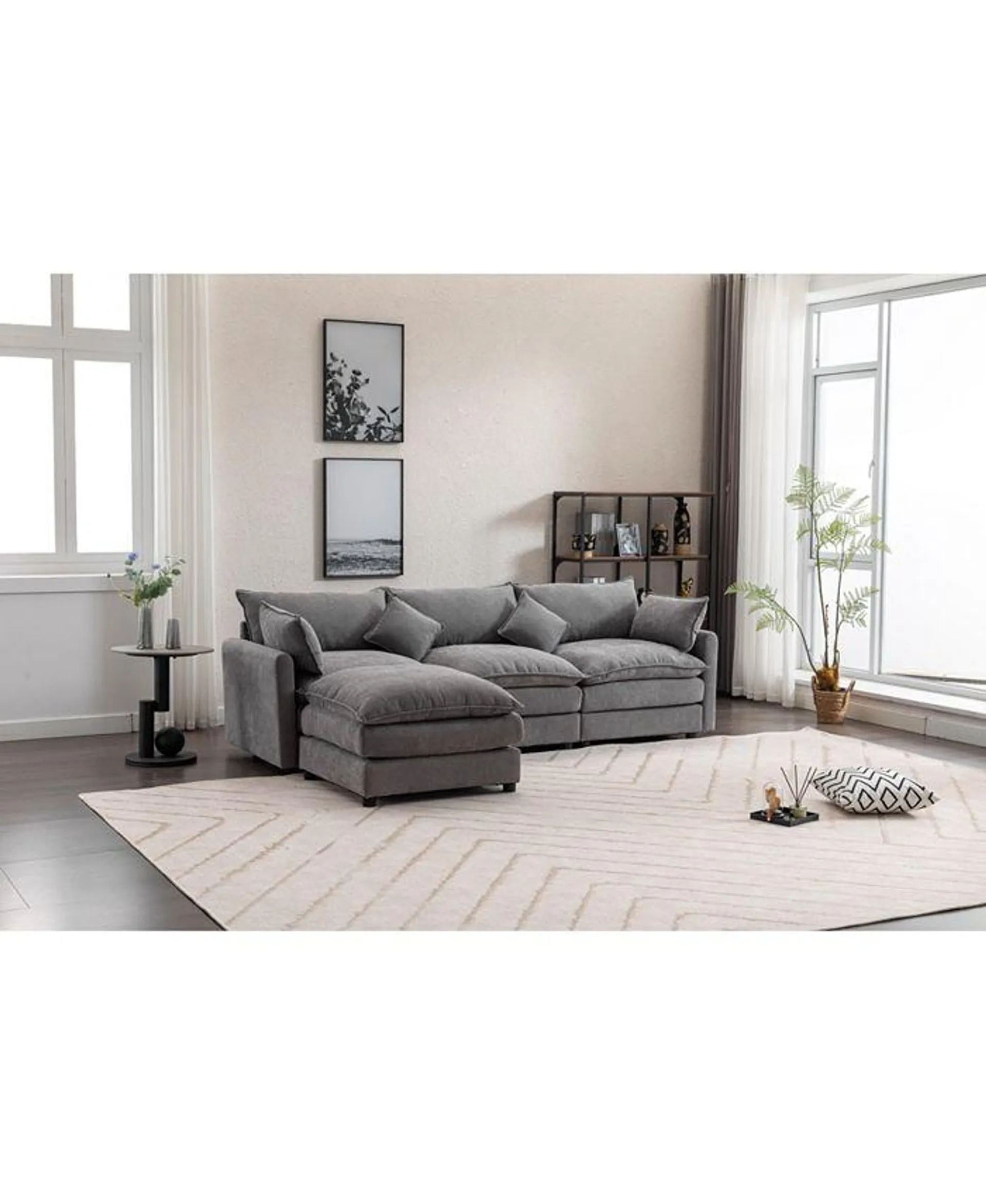 Stylish and Comfy L-Shaped Sofa for Modern Living Rooms