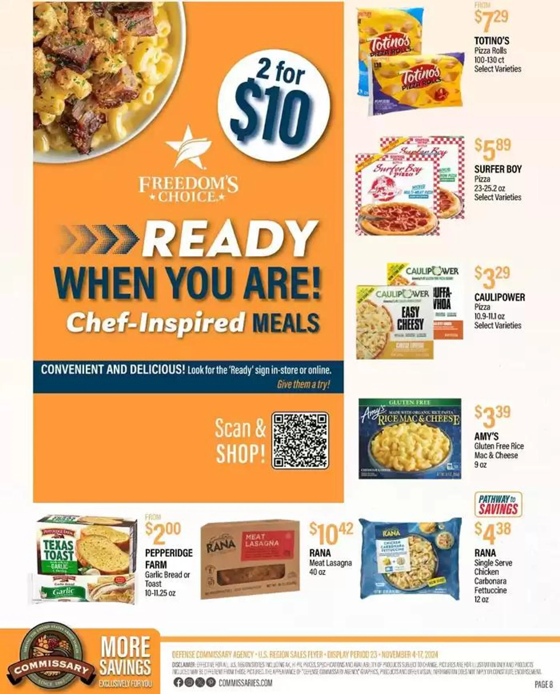 Weekly ad Flyer Commissary from November 4 to November 17 2024 - Page 8