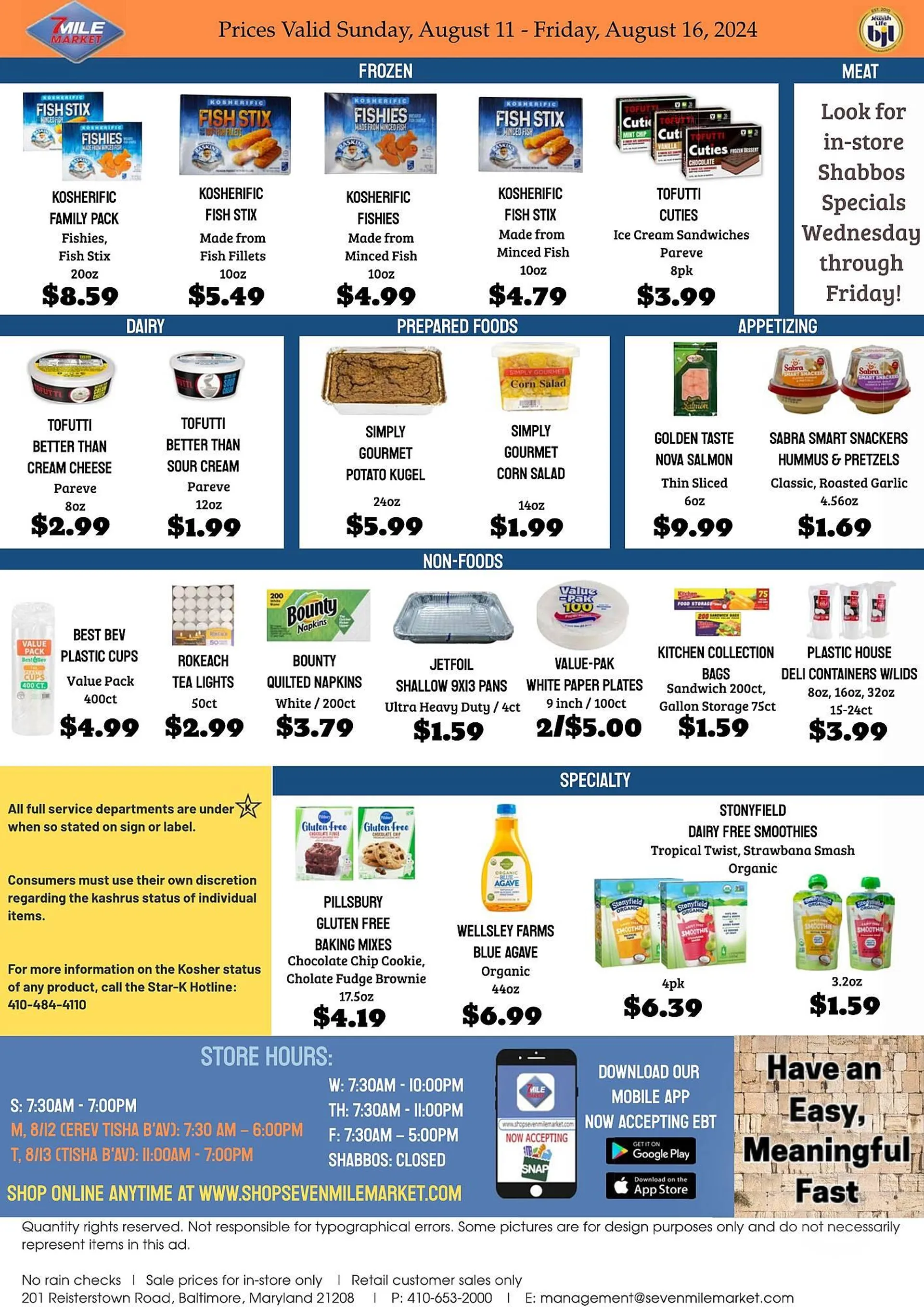 Weekly ad Seven Mile Market ad from August 11 to August 16 2024 - Page 2