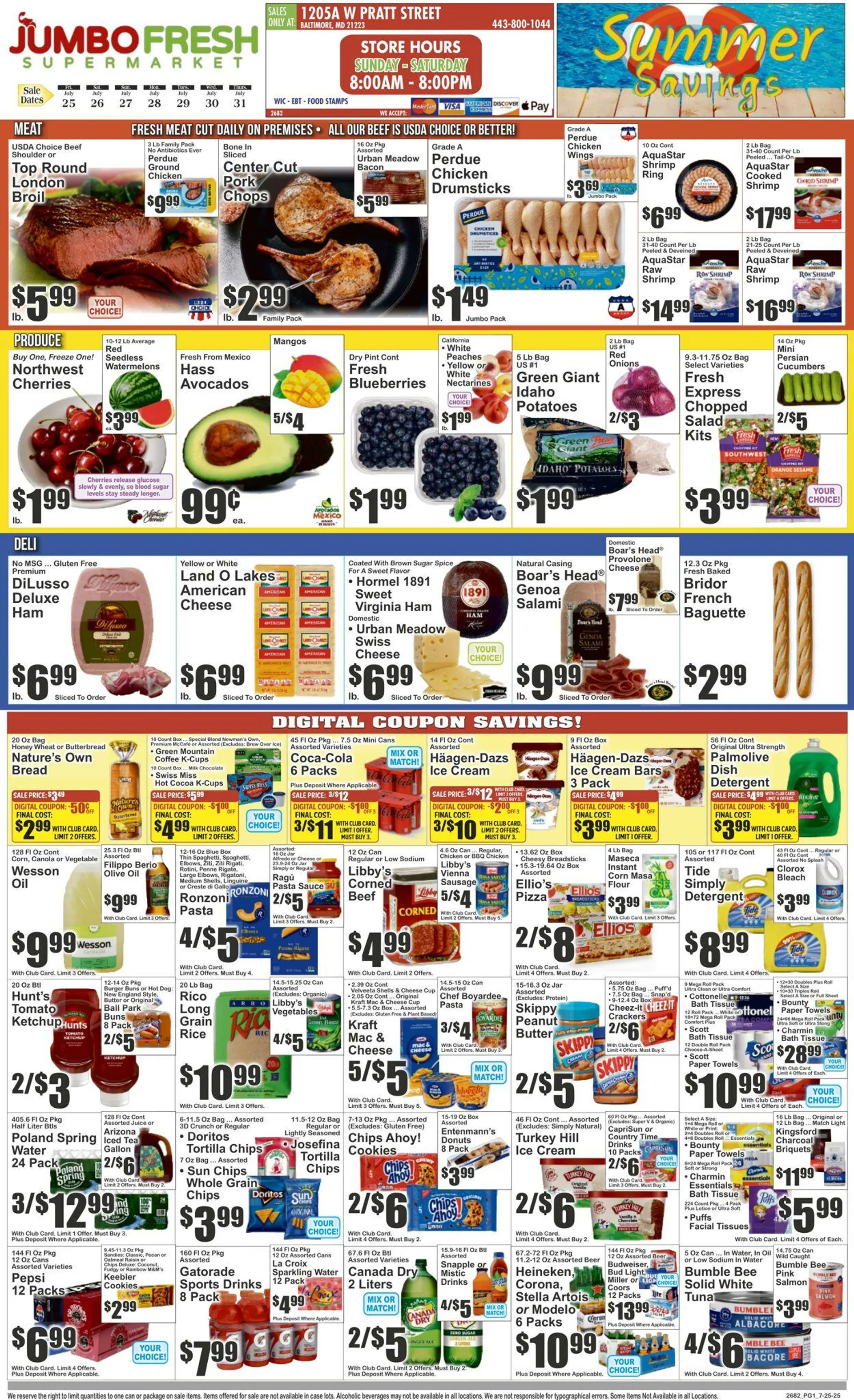 Weekly ad Key Food Current weekly ad from July 25 to July 31 2025 - Page 1