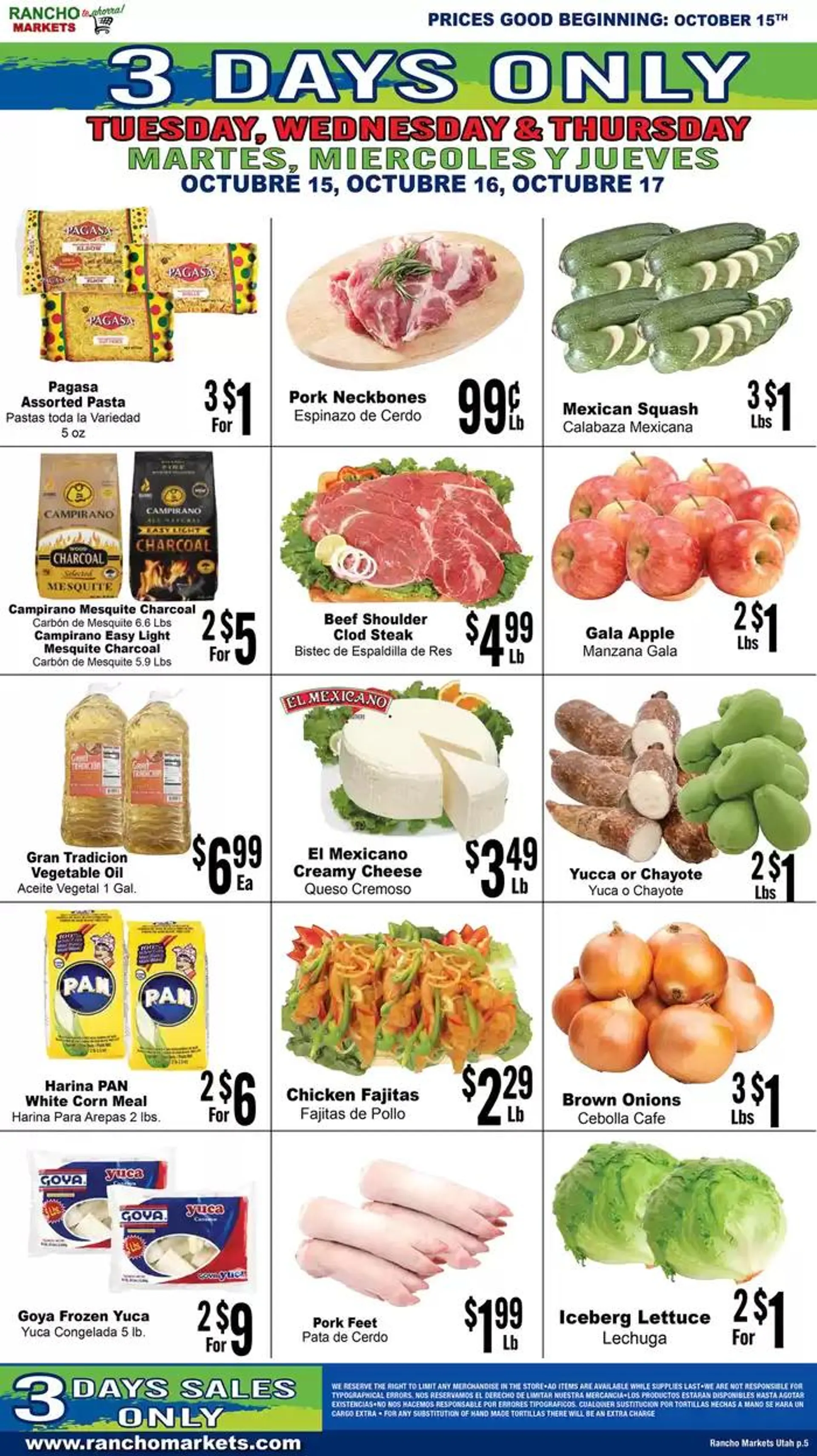 Weekly ad Flyer Rancho Markets from October 15 to October 29 2024 - Page 5