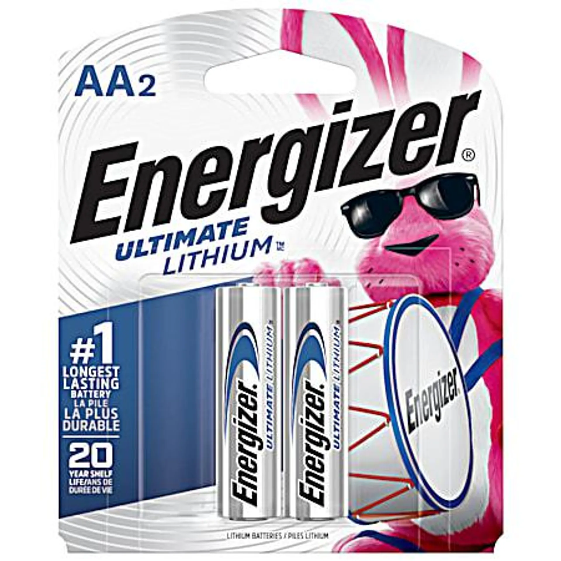 Energizer Ultimate Lithium AA Batteries - 2 Pk