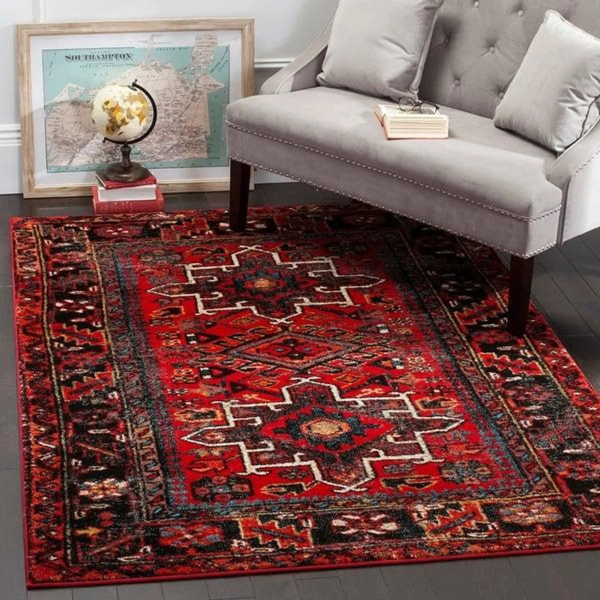 SAFAVIEH Vintage Hamadan Jaroslava Oriental Rug