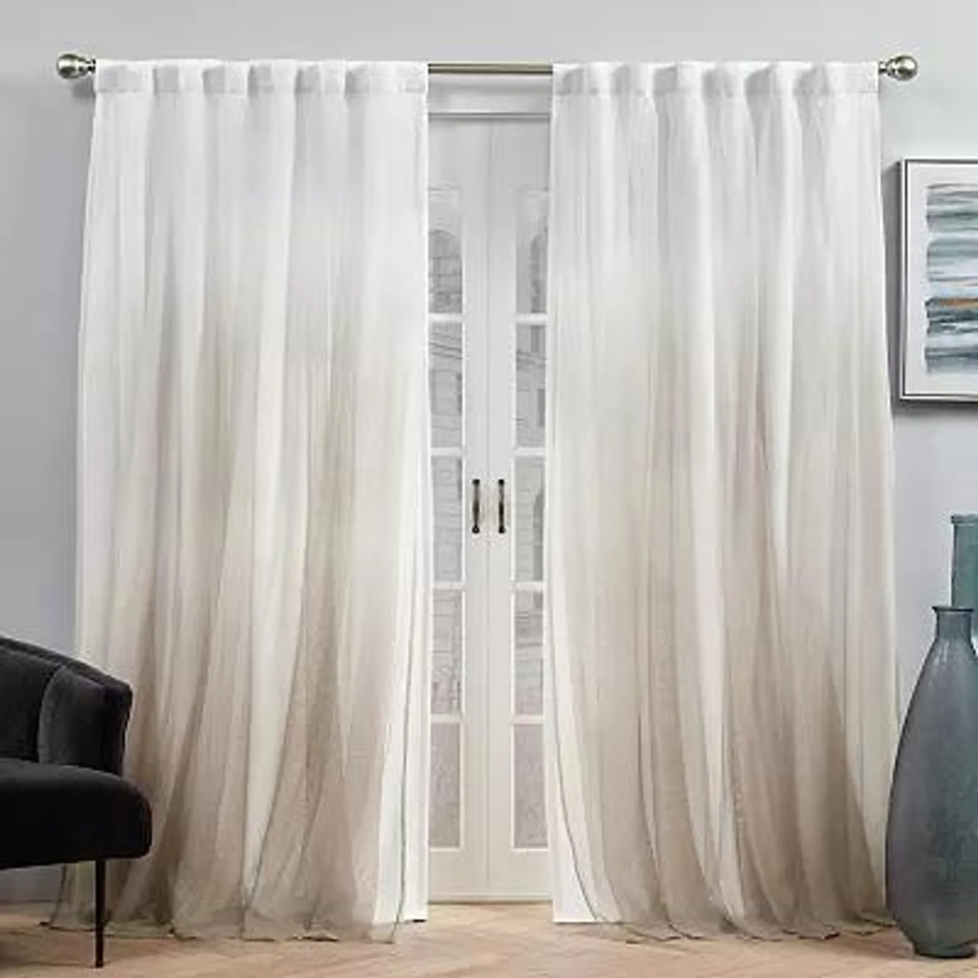 Exclusive Home 2-pack Crescendo Lined Blackout Window Curtains