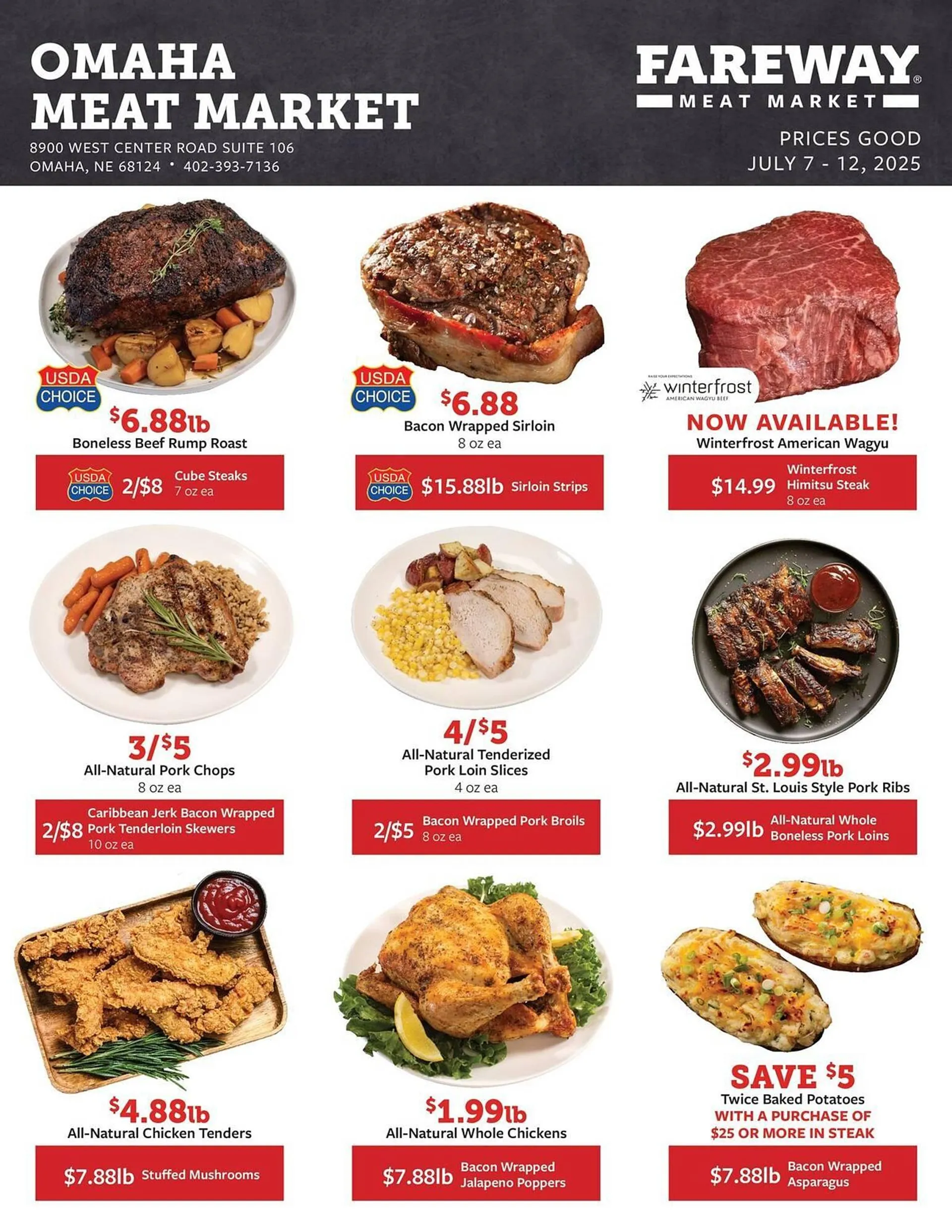 Weekly ad Fareway Weekly Ad from July 7 to July 12 2025 - Page 1