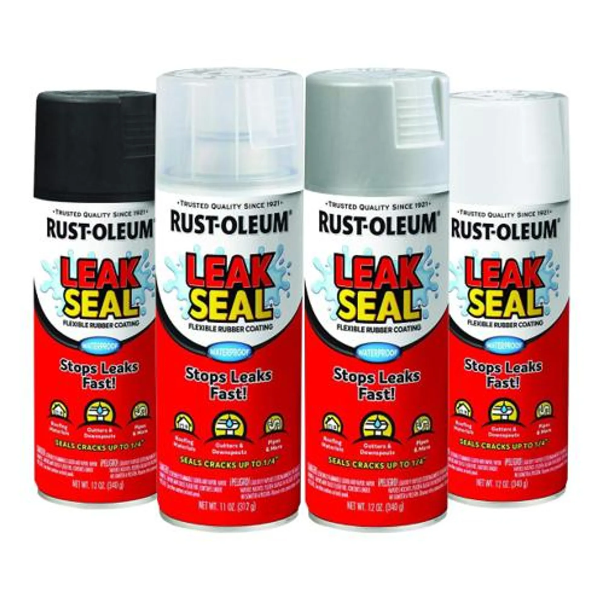 Rust Oleum Leak Seal Flexible Rubber Coating, Spray