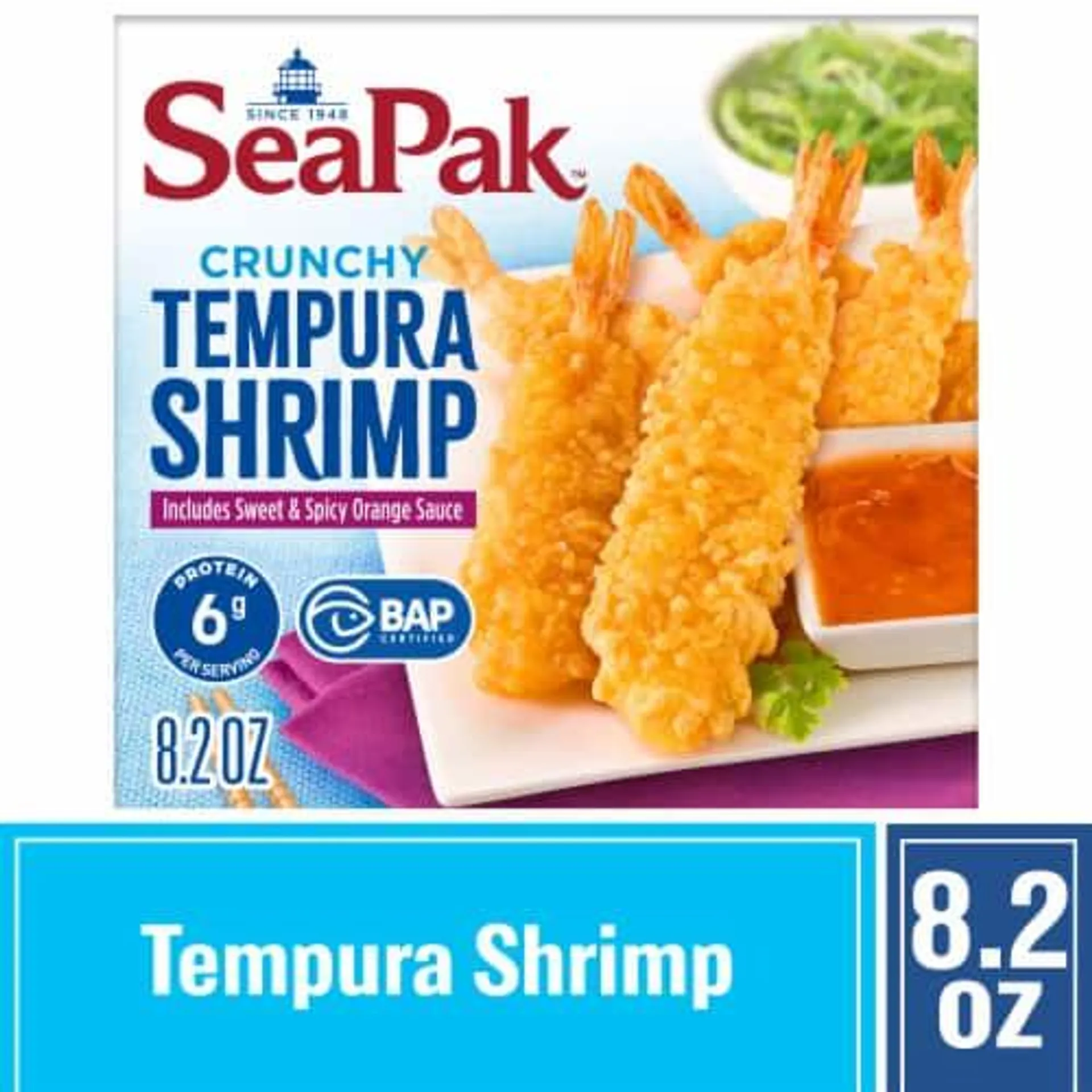 SeaPak Sweet Spicy Orange Sauce Tempura Shrimp