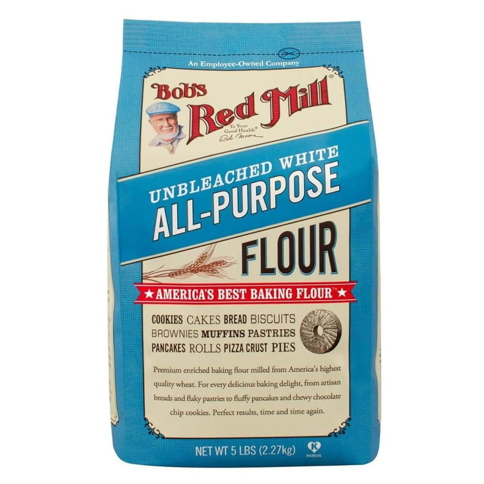 Bob’s Red Mill Unbleached White All-Purpose Flour, 5 lbs