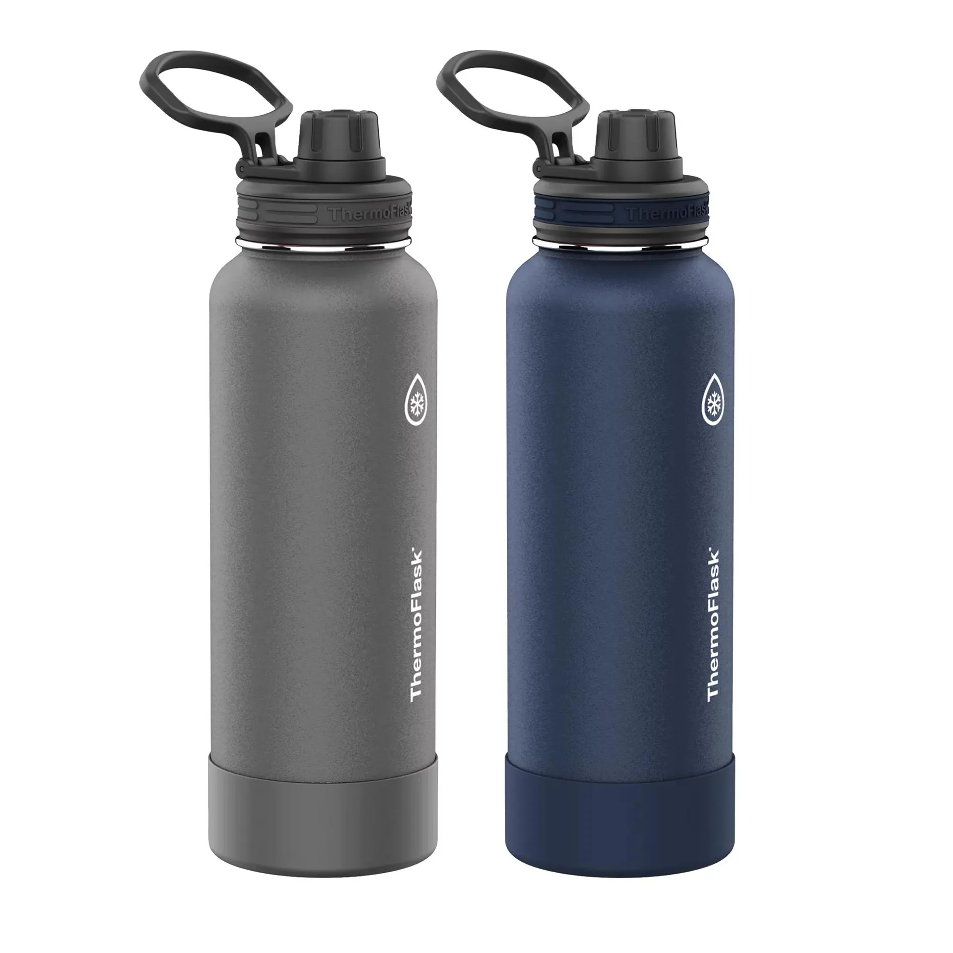 Thermoflask 40 oz. Spout Bottle, 2 pk. - Midnight/Stone