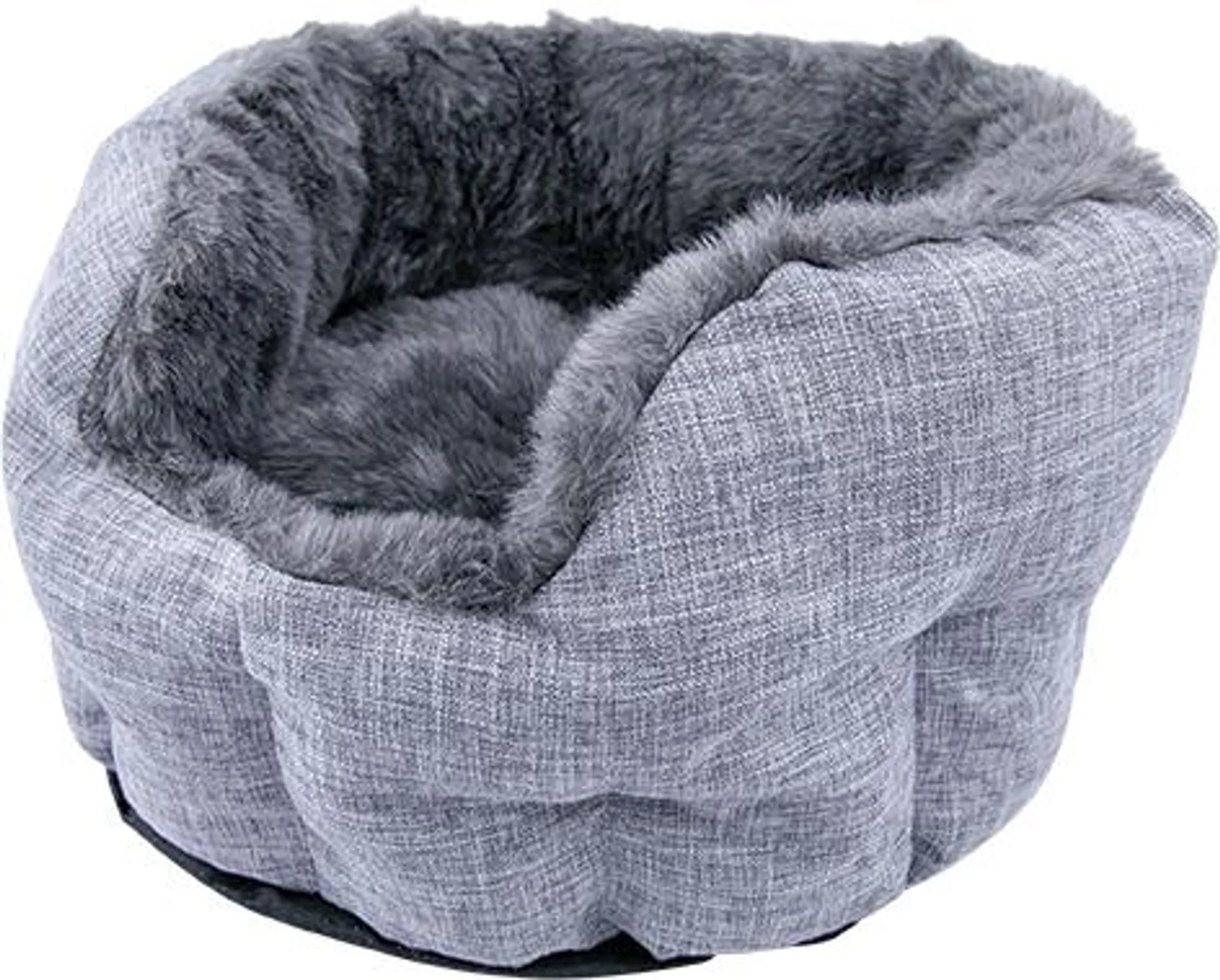 Play On Cat Bed Tall Tufted, Gray