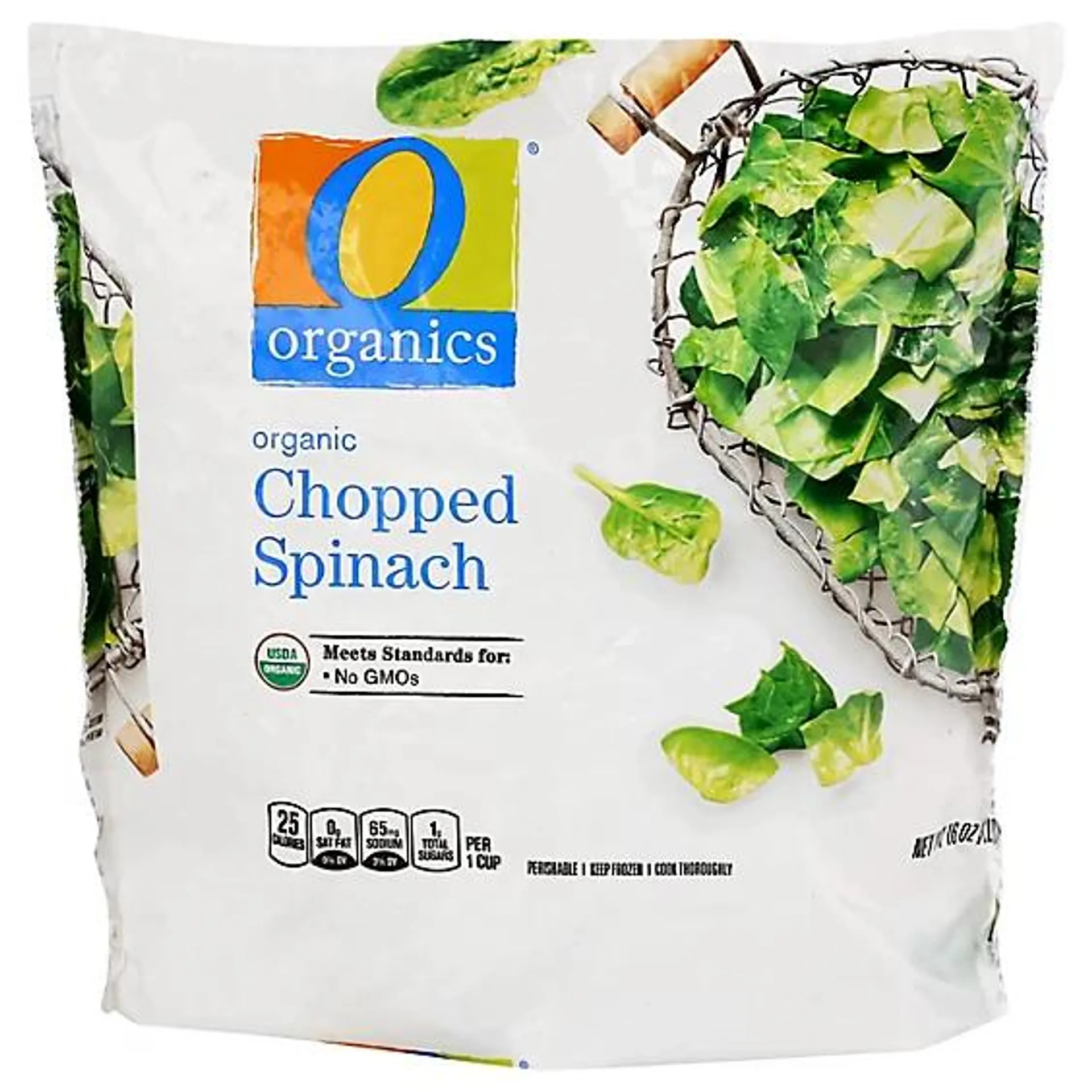 O Organics Organic Spinach Chopped - 16 Oz