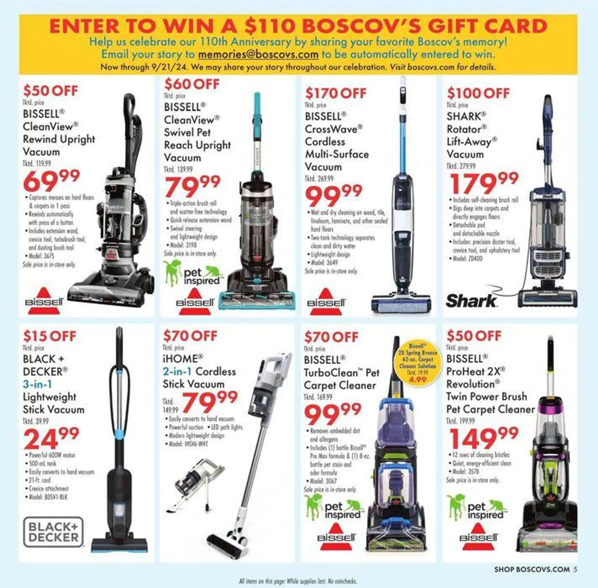 Weekly ad Weekly Ads Boscov's from September 19 to October 2 2024 - Page 35