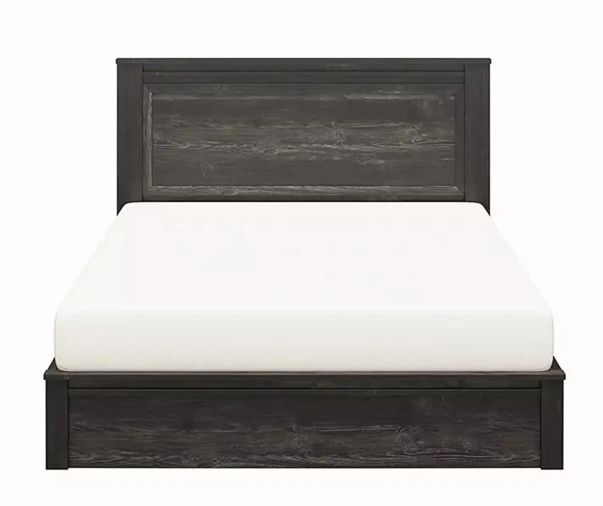 Silverton Black Oak Full Platform Bed Base