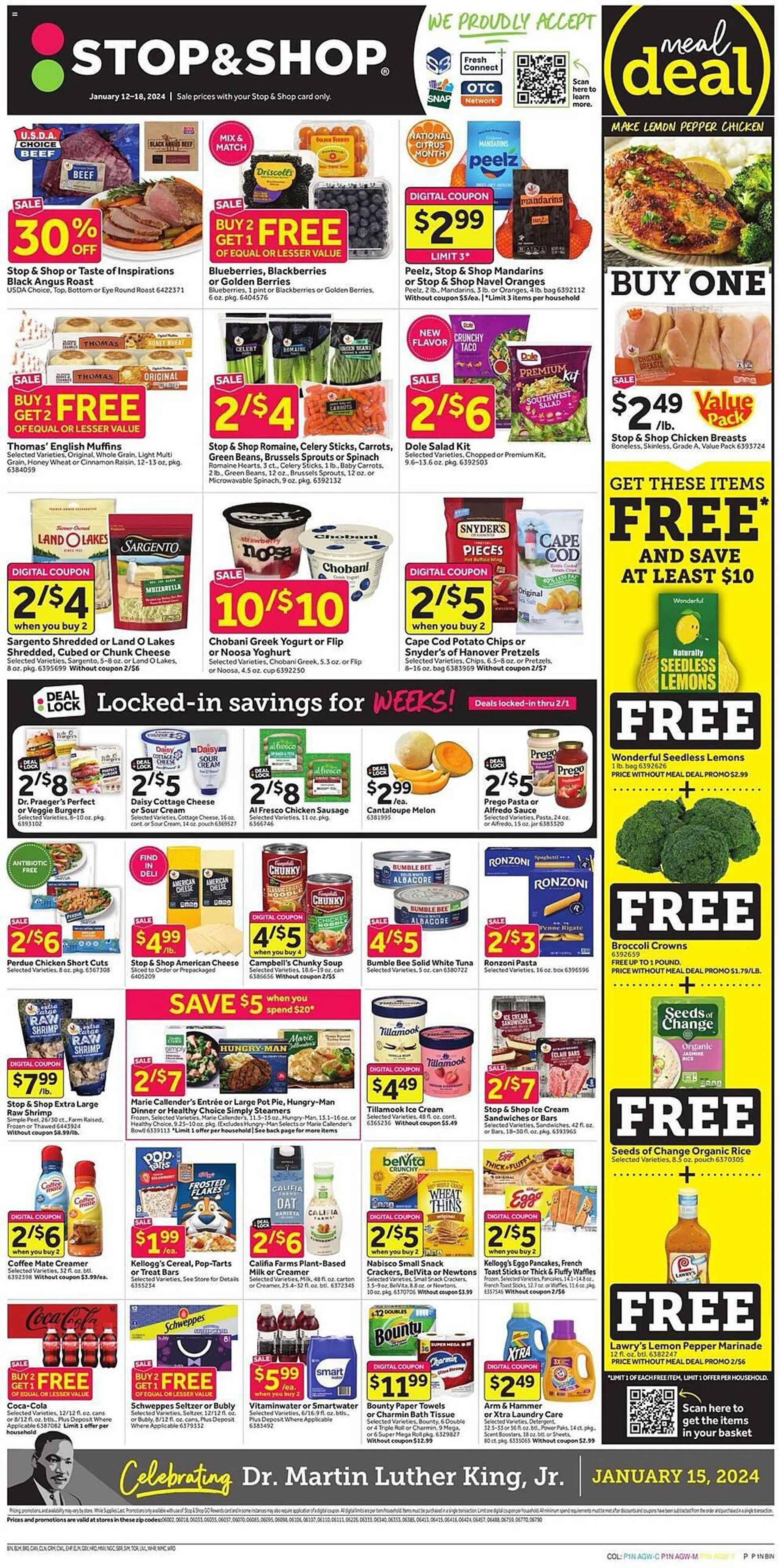 Weekly ad Stop&Shop Weekly Ad from January 12 to January 18 2024 - Page 1