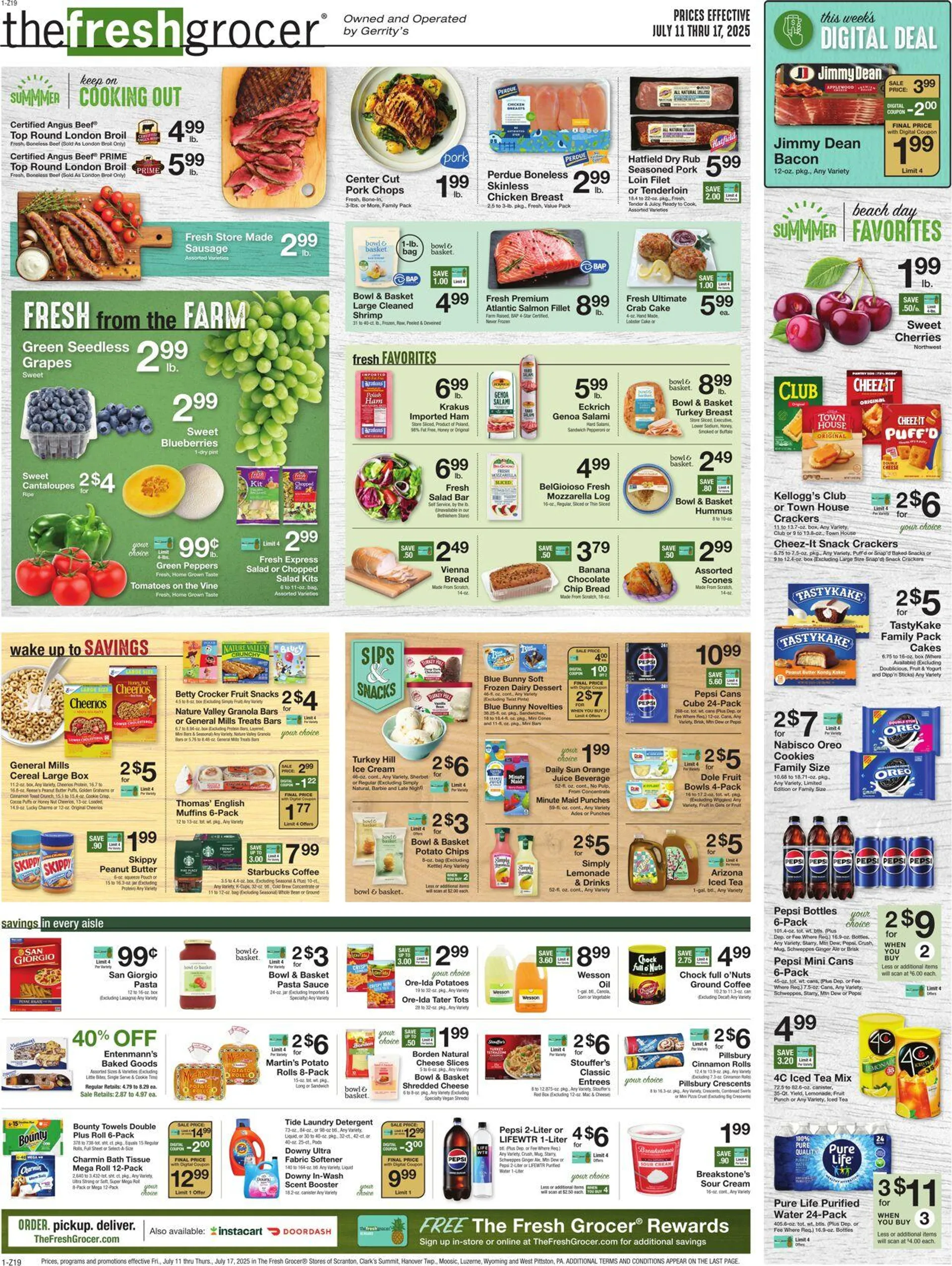 Weekly ad Gerrity's Supermarkets Current weekly ad from July 10 to July 17 2025 - Page 1