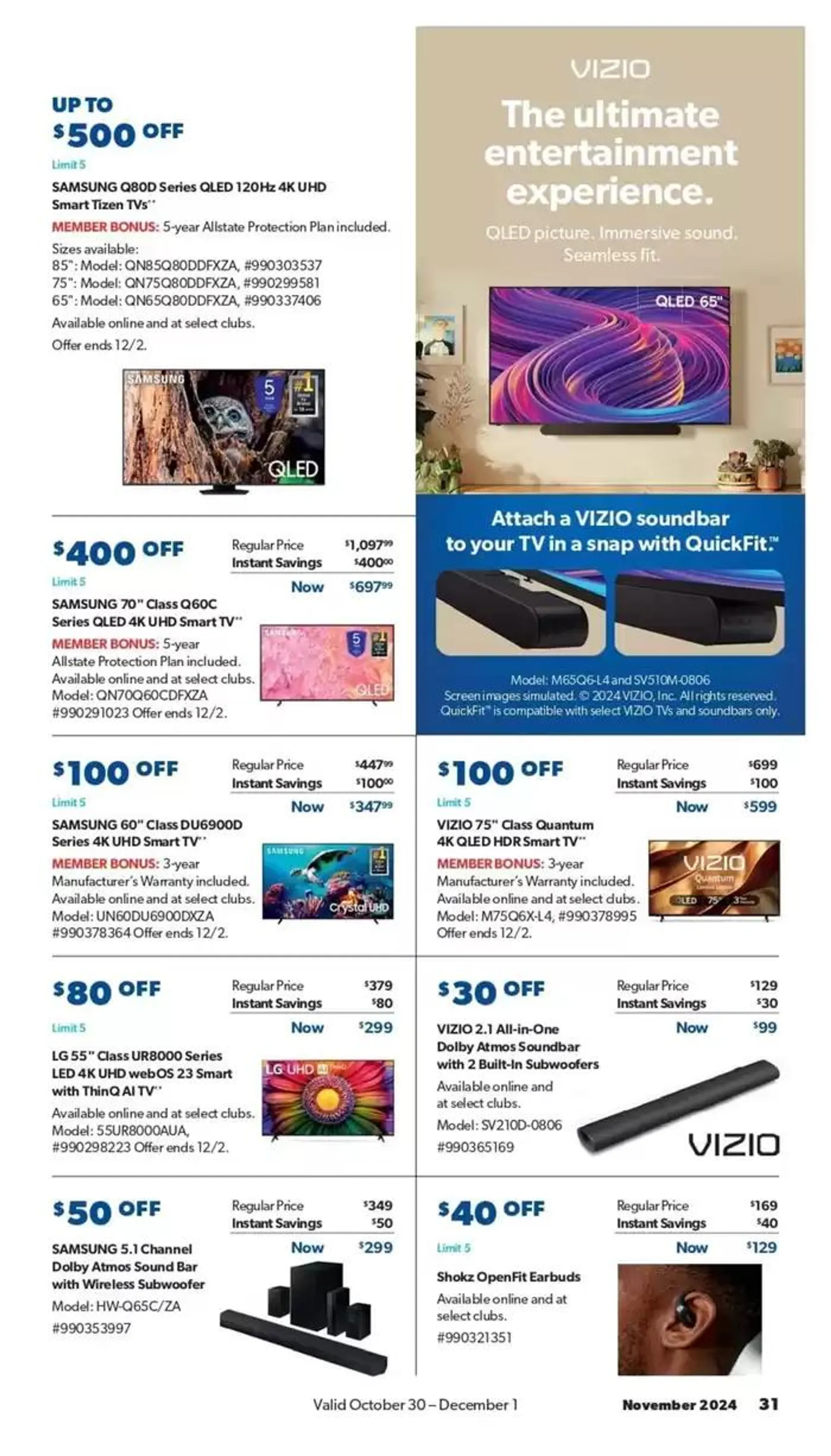 Weekly ad Sam's Club Weekly ad from October 27 to November 10 2024 - Page 24