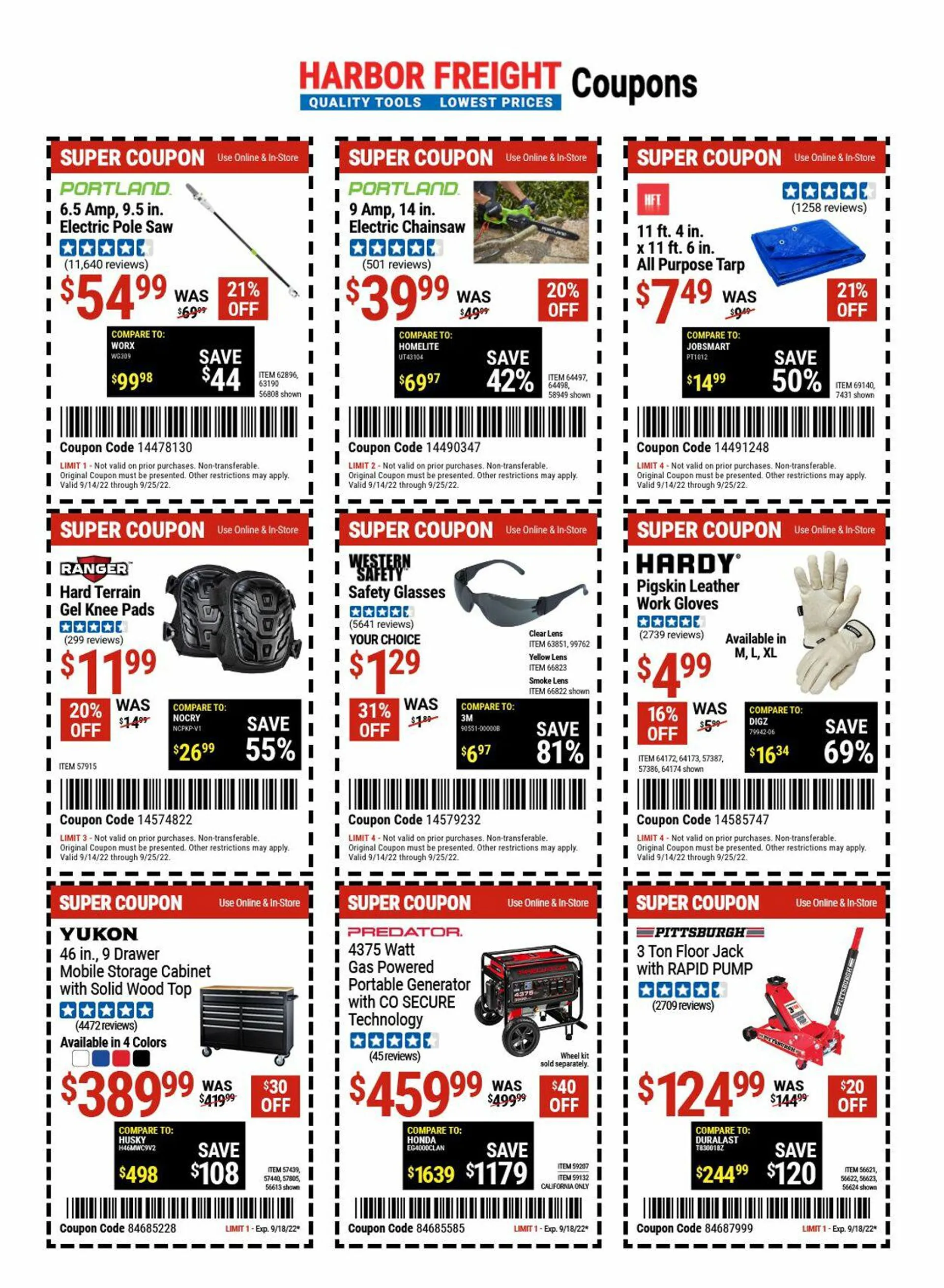 Harbor Freight Current weekly ad - 1