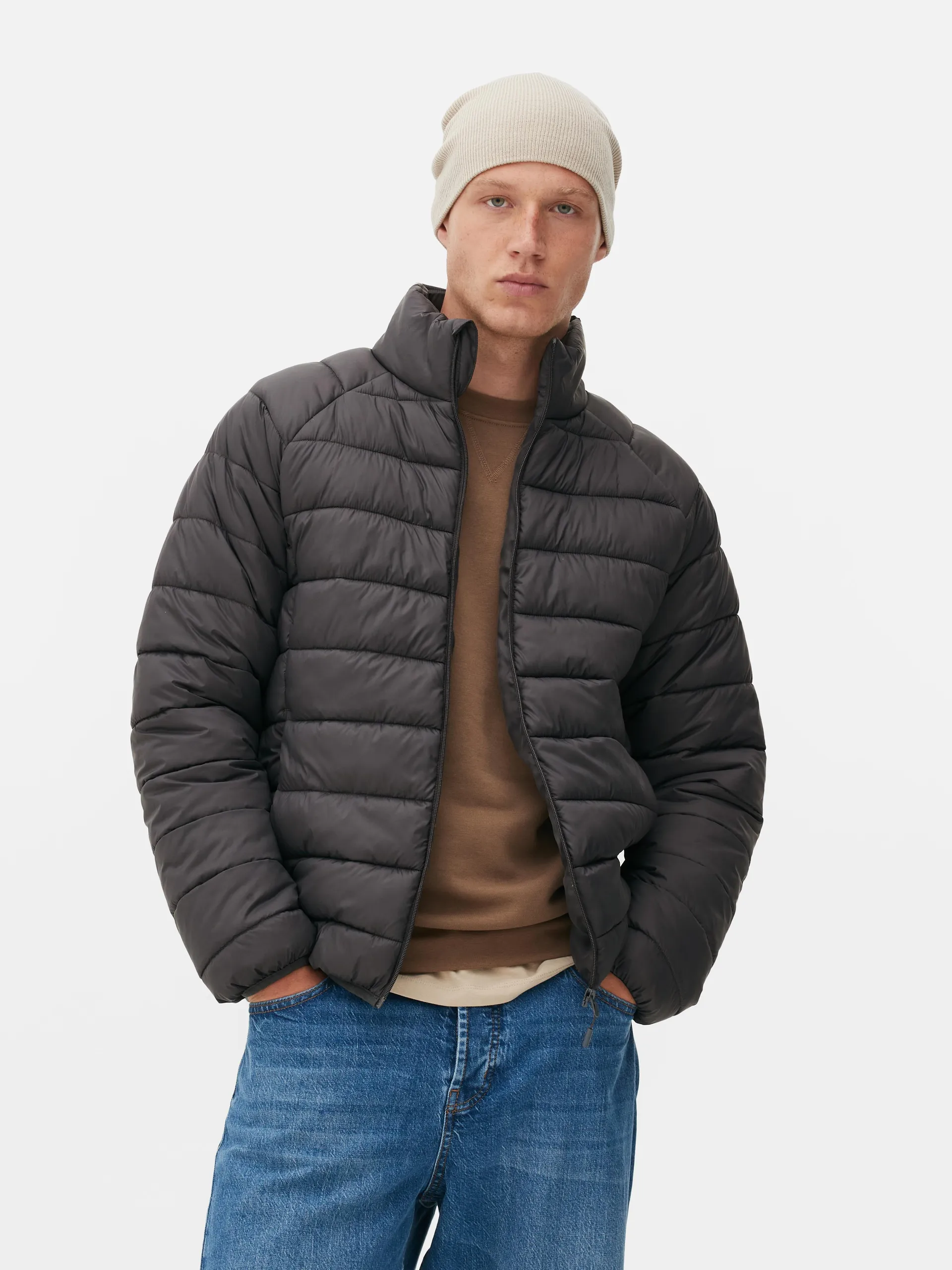 Funnel Neck Puffer Jacket