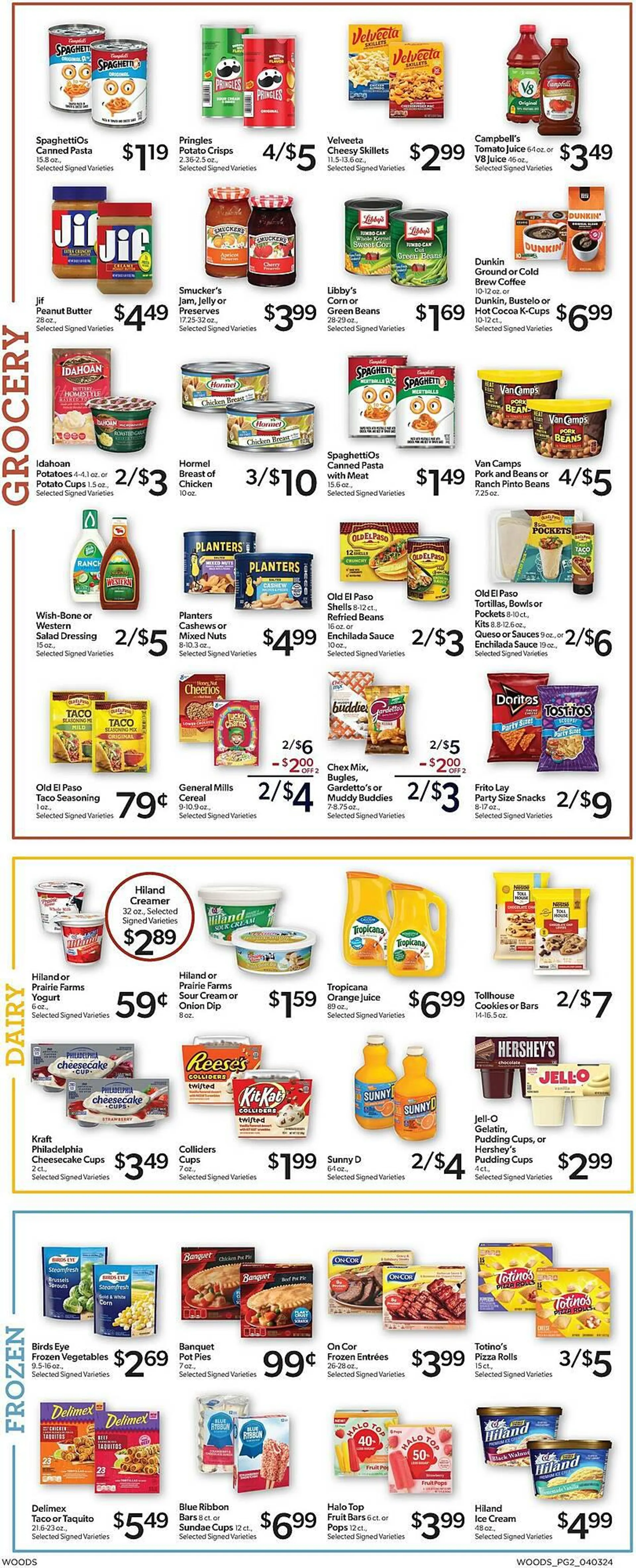 Weekly ad Woods Supermarket Weekly Ad from April 3 to April 9 2024 - Page 2