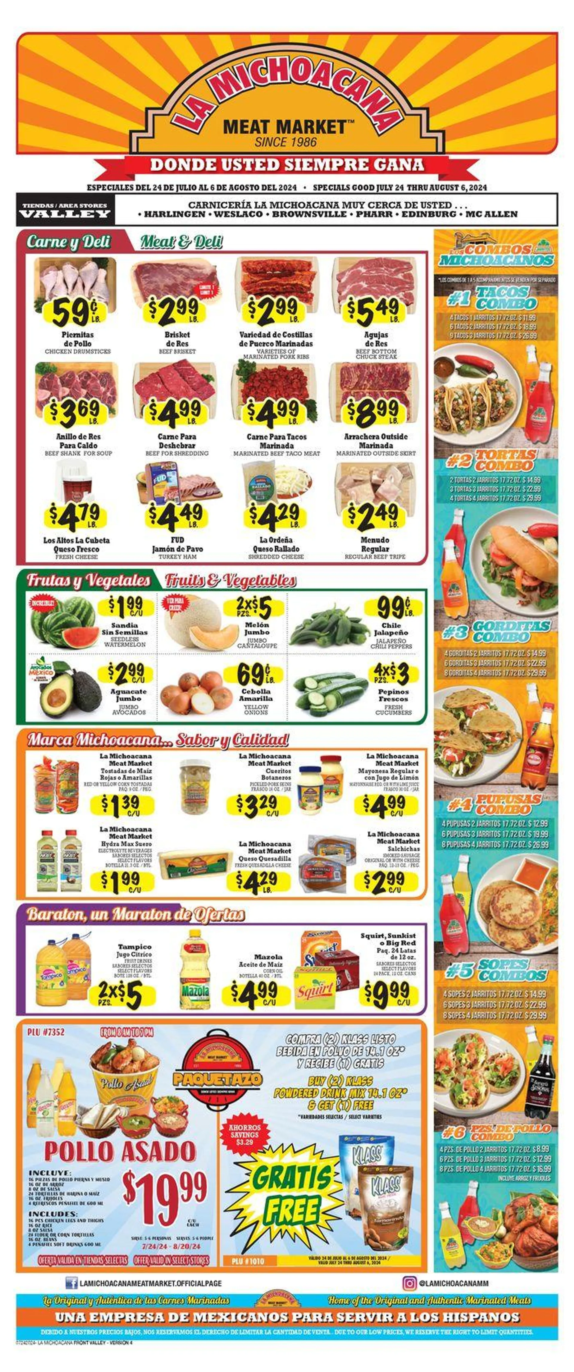 Weekly ad Great discounts on selected products from July 25 to August 6 2024 - Page 1