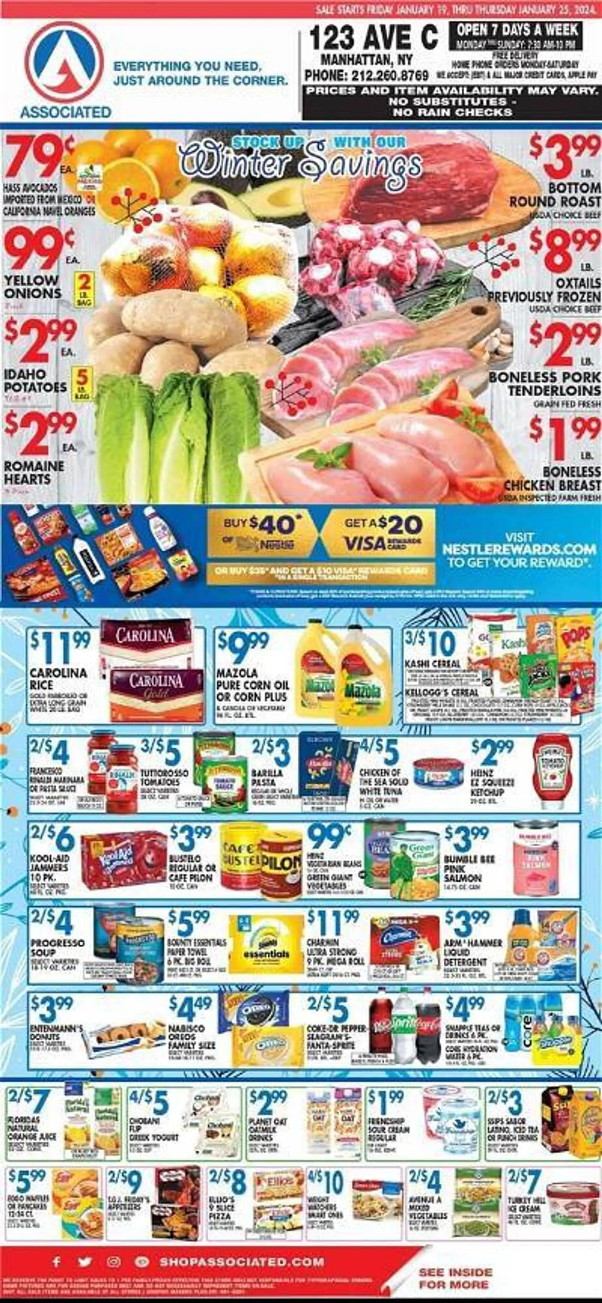 Weekly ad Associated Weekly Ad from January 19 to January 25 2024 - Page 
