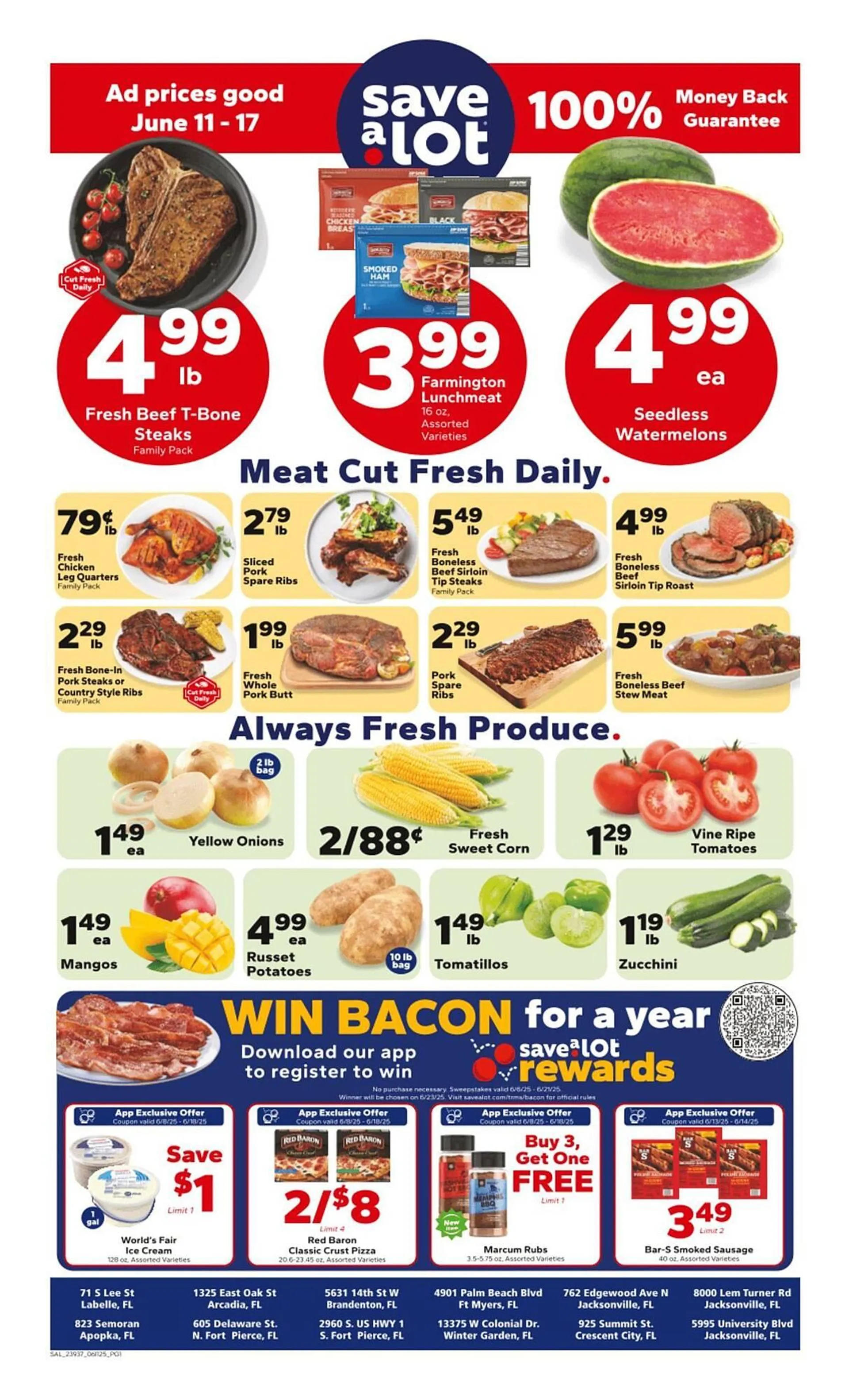 Weekly ad Save a Lot Weekly Ad from June 11 to June 17 2025 - Page 1