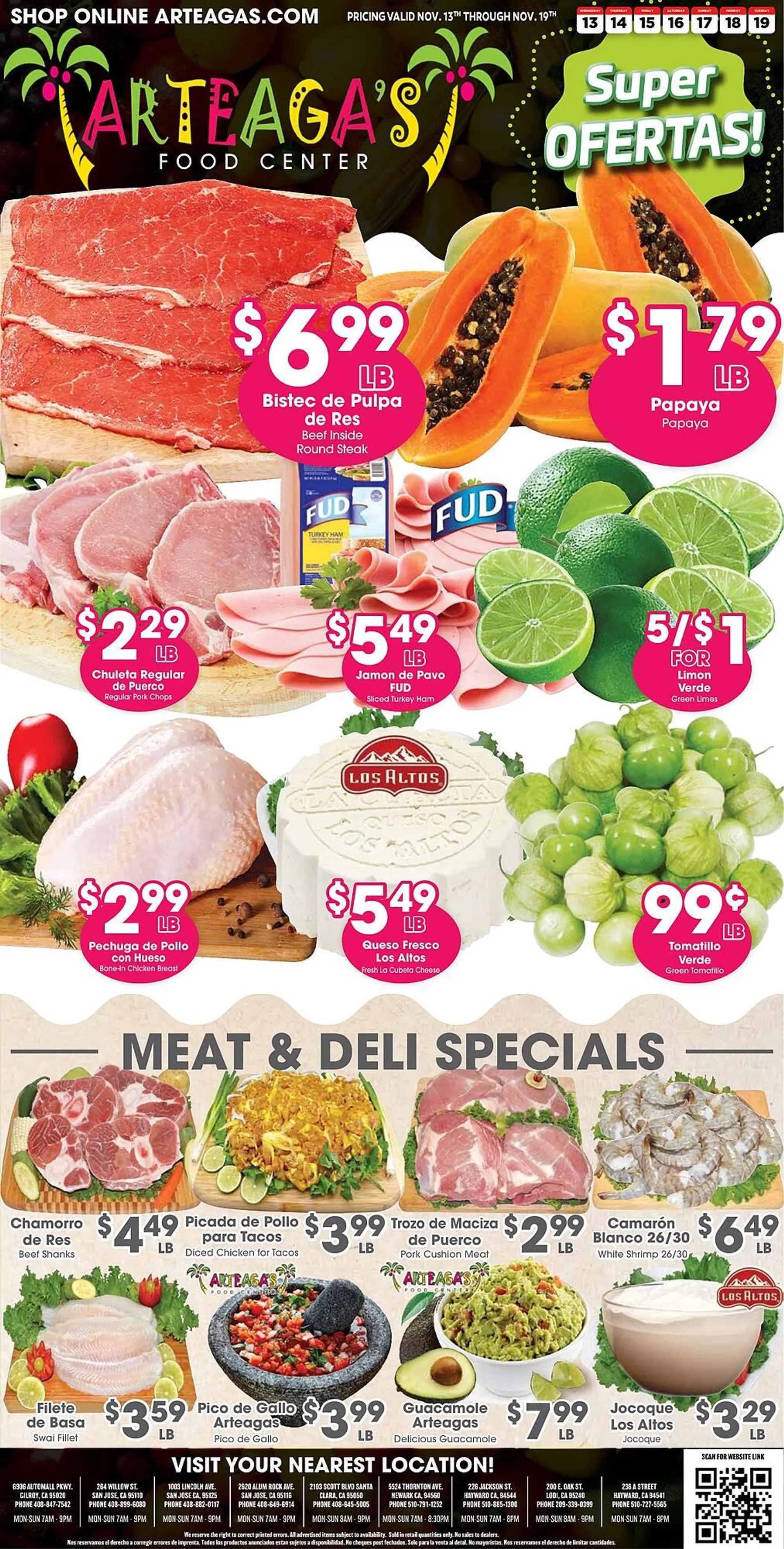 Arteagas Food Center Weekly Ad - 1