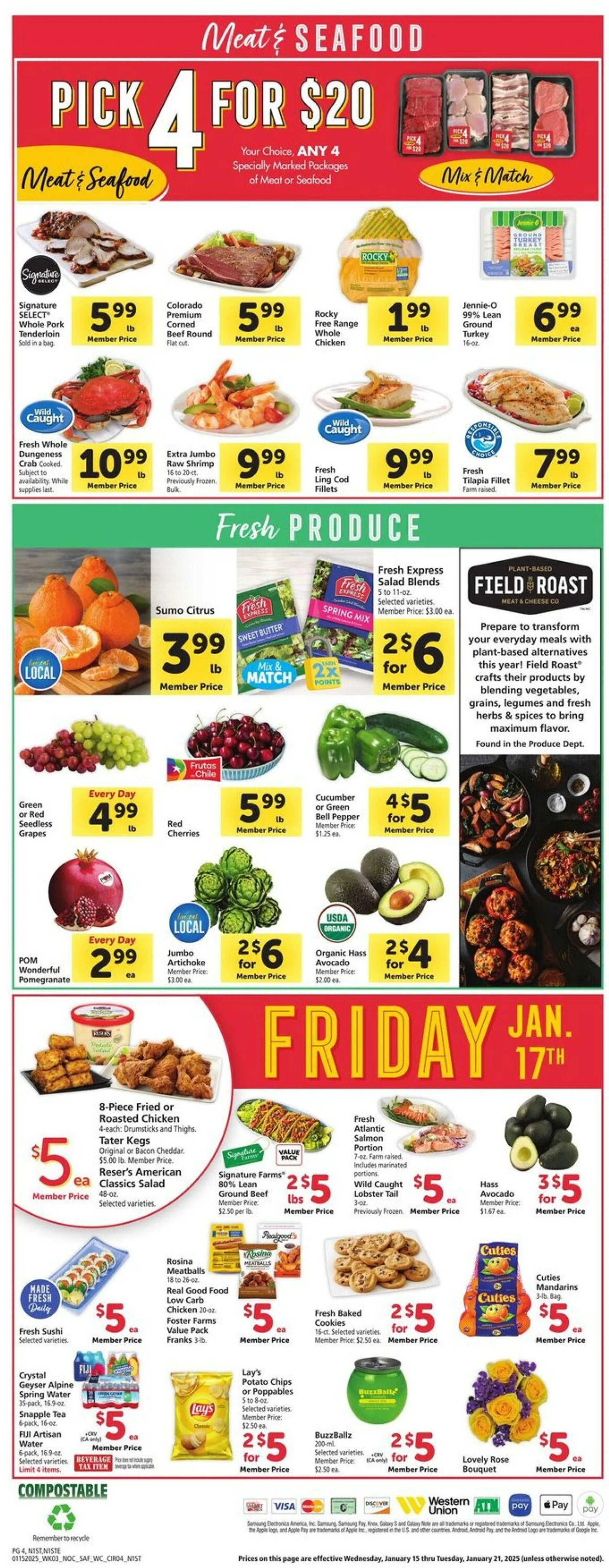 Weekly ad Safeway Current weekly ad from January 15 to January 21 2025 - Page 4