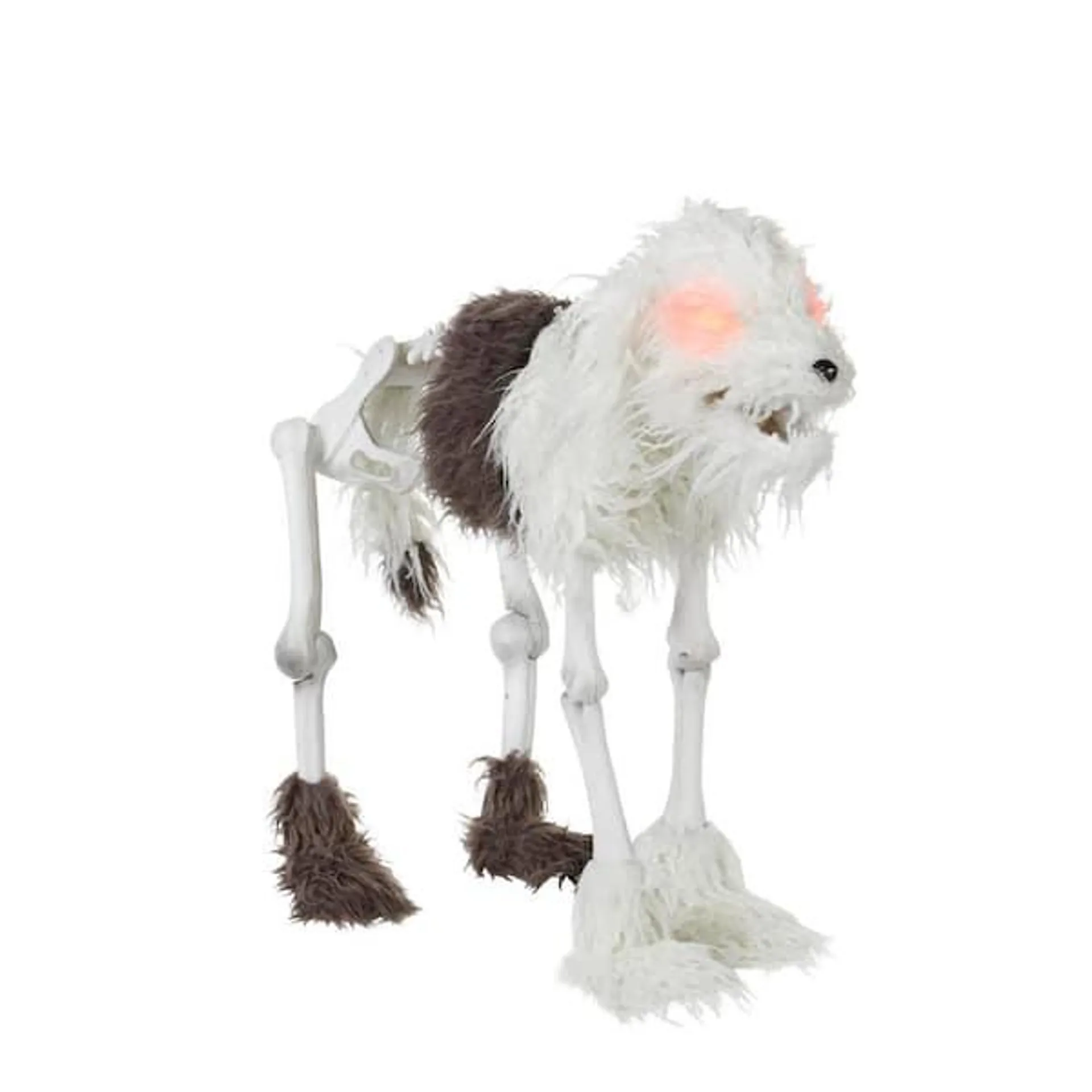 2.5 ft. Animated LED Poseable Skeleton Sheepdog