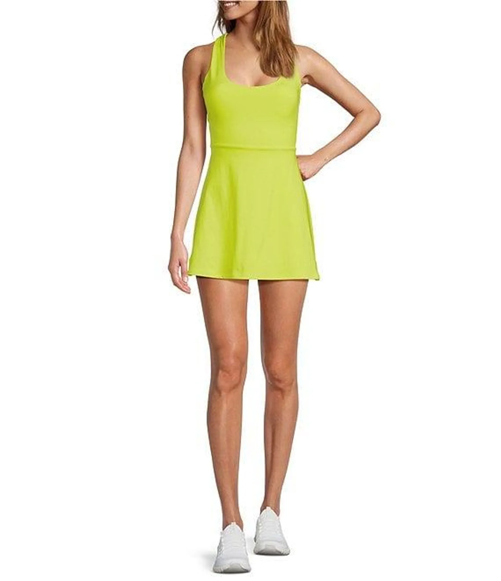 Active Tennis Courtside Built-In Short Mini Dress