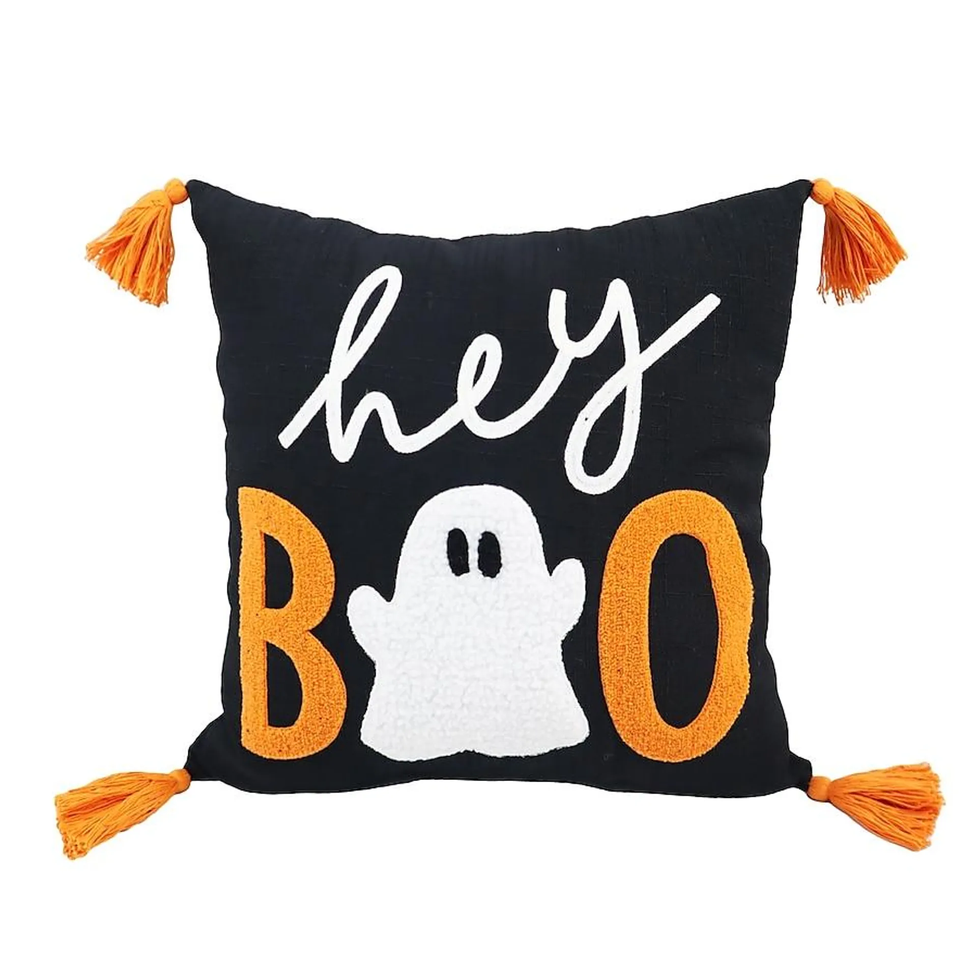 Haunted Living 16-in Hey Boo Halloween Pillow Decoration