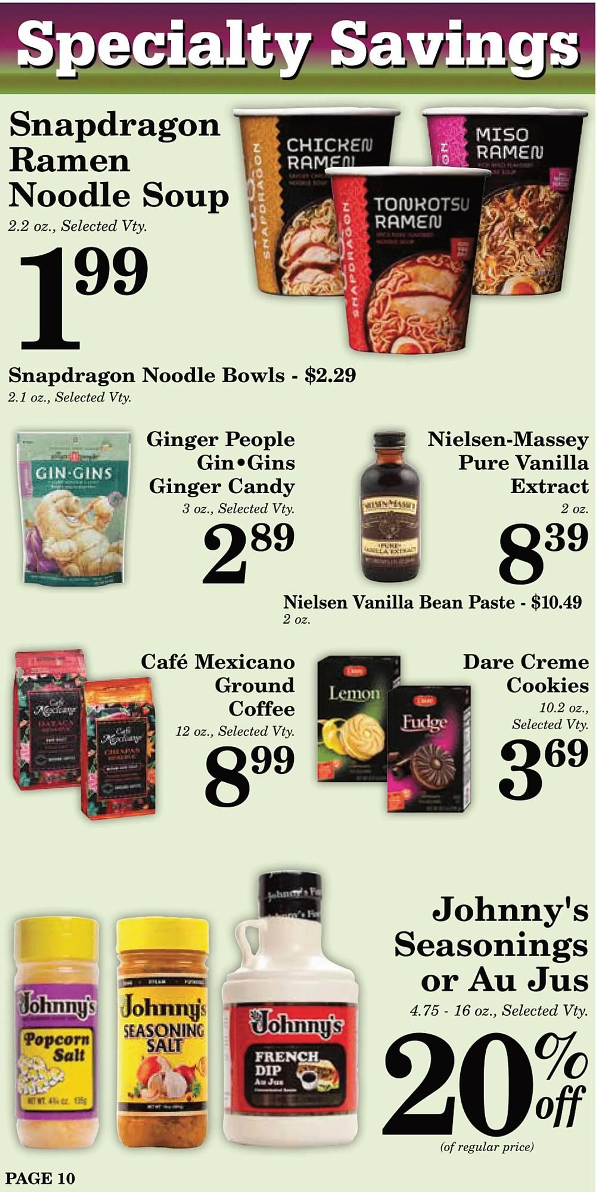 Weekly ad Harvest Foods ad from June 26 to July 30 2024 - Page 10