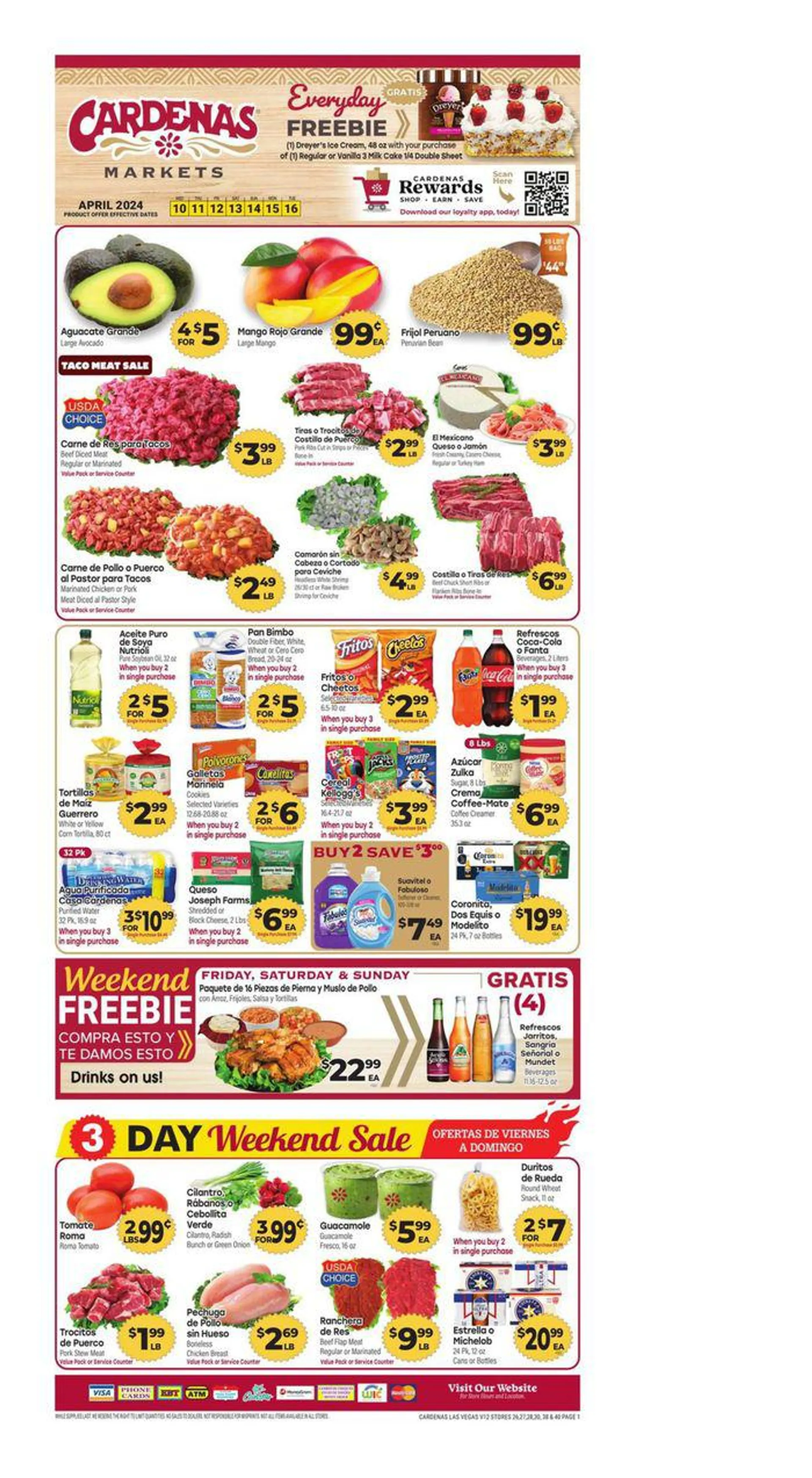 Weekly ad Everyday Freebie from April 10 to April 16 2024 - Page 1
