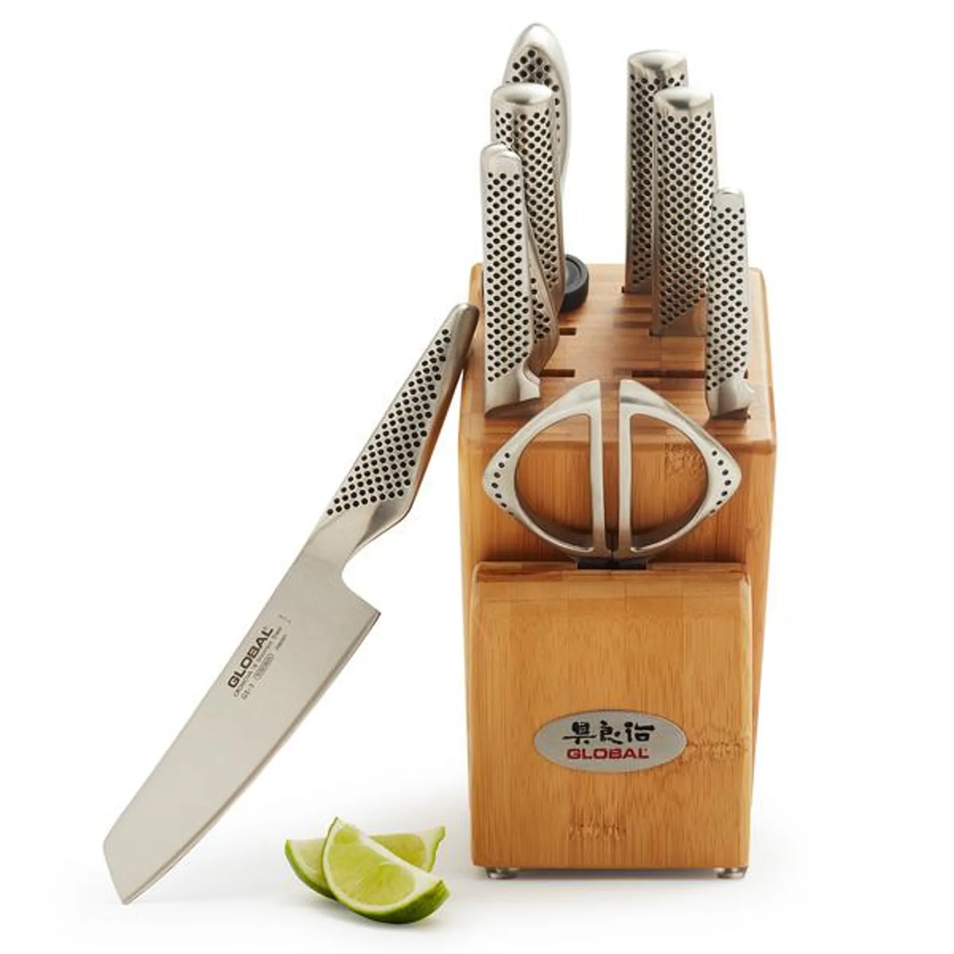 Global 10-Piece Takashi Knife Block Set