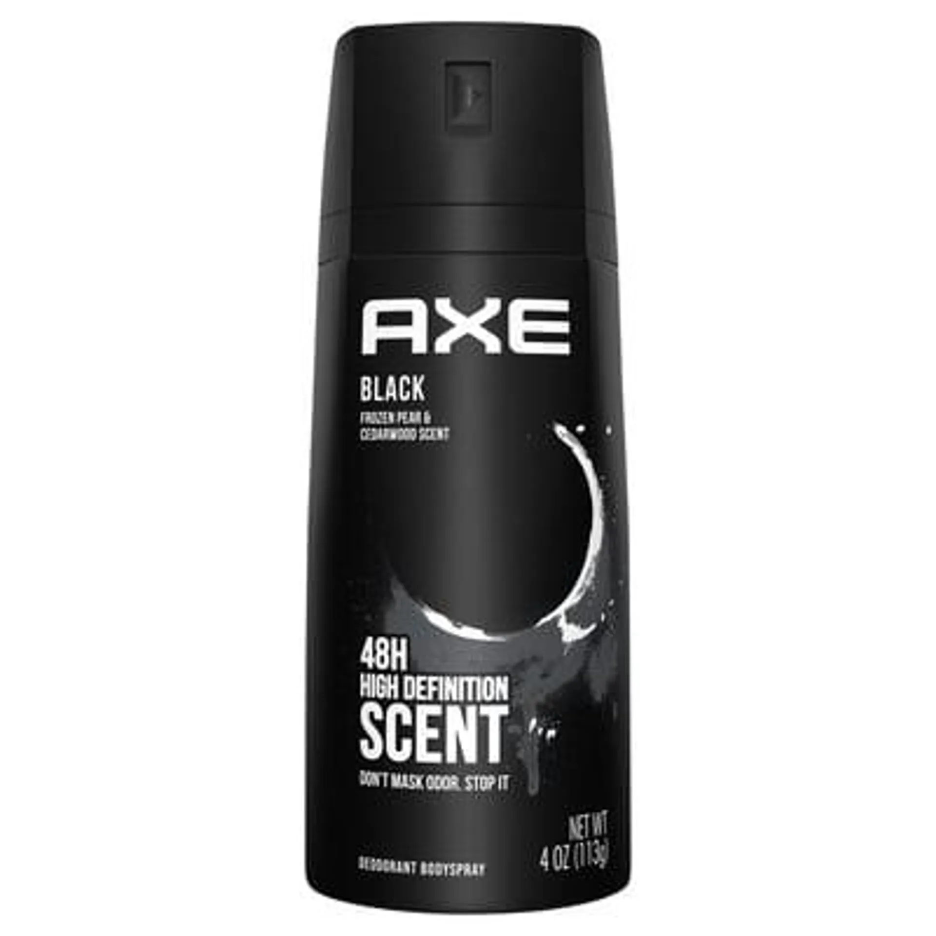 Axe, Deodorant Body Spray, Black, Frozen Pear & Cedarwood Scent