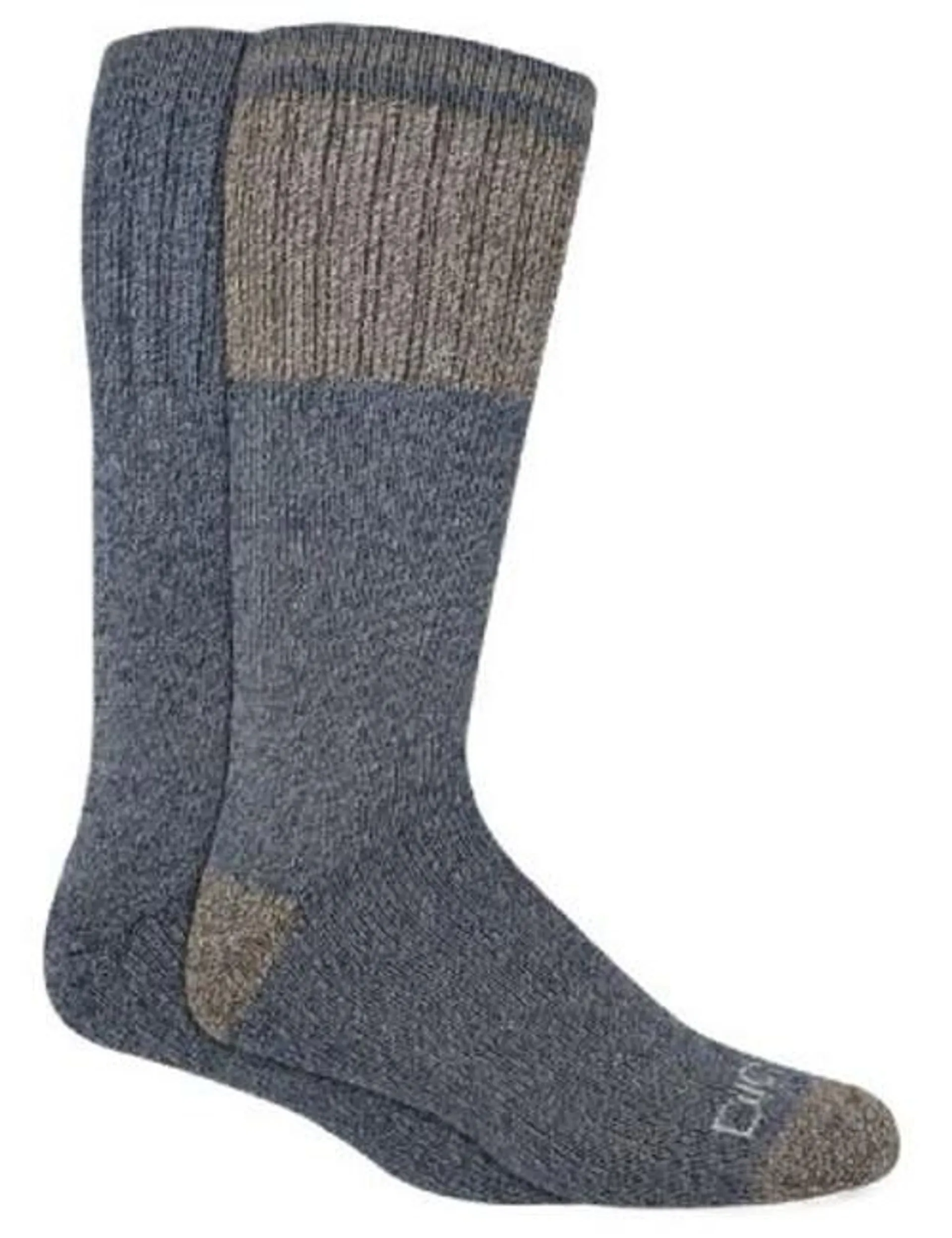 Dickies Men's Grey Charcoal Brushed Thermal Crew Socks - Assorted, 2 Pk