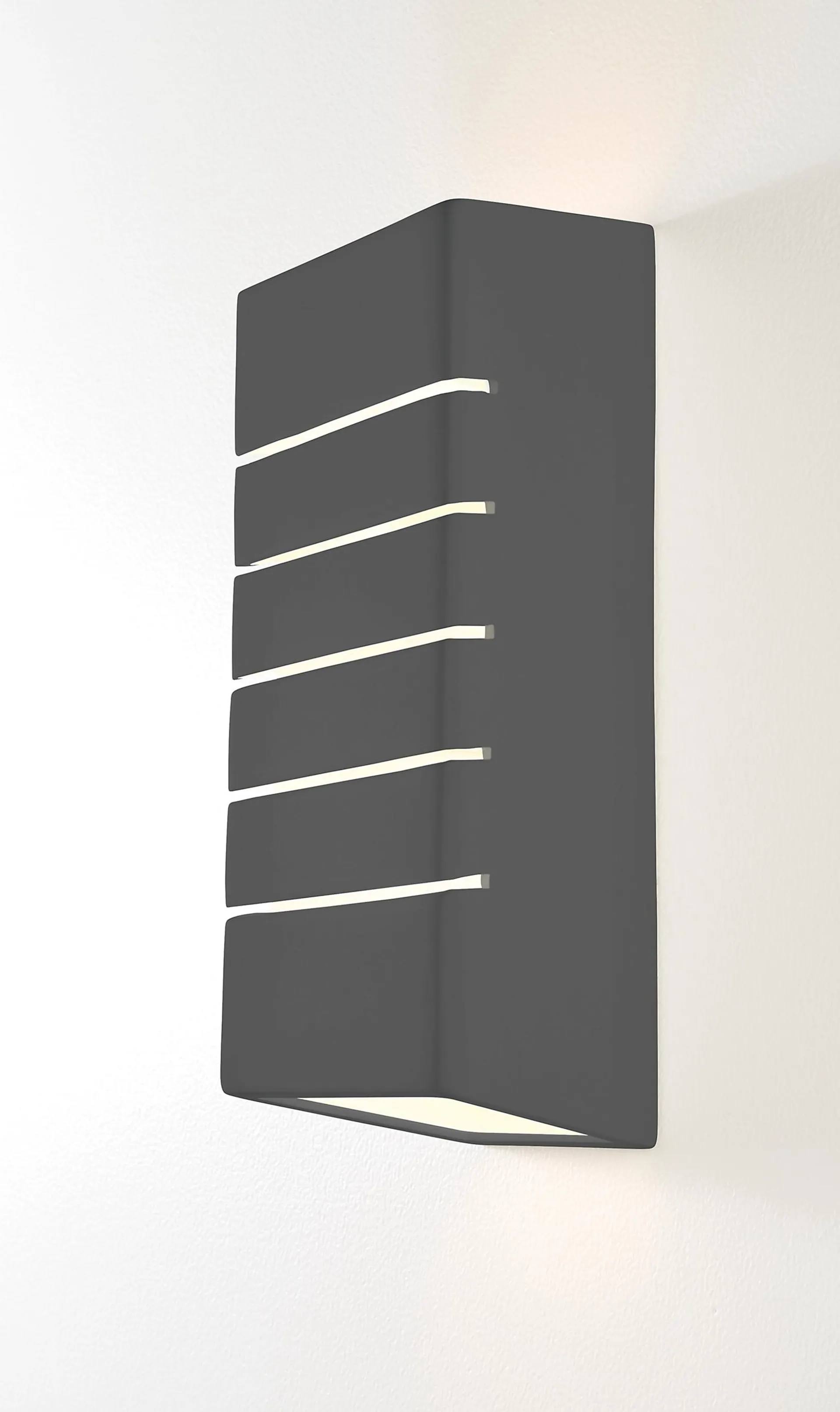 Gamma Indoor Wall Sconce in Charcoal