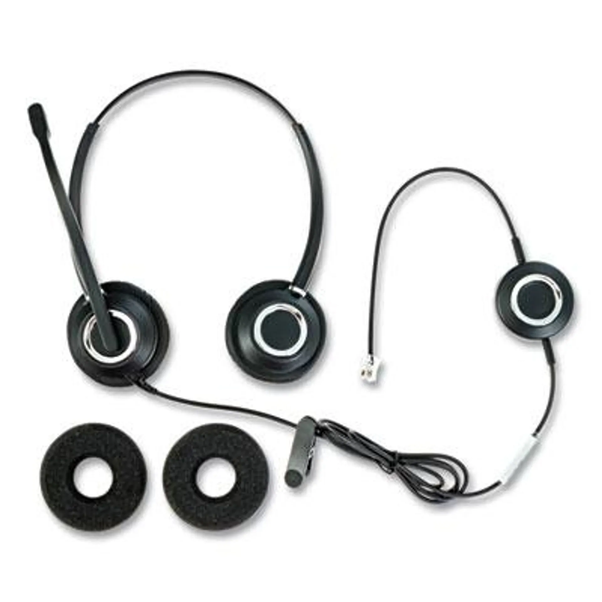 SPRACHT ZUMRJ9B Spracht ZuM ZuMRJ9B Binaural Over The Head Headset, Black ZUMRJ9B