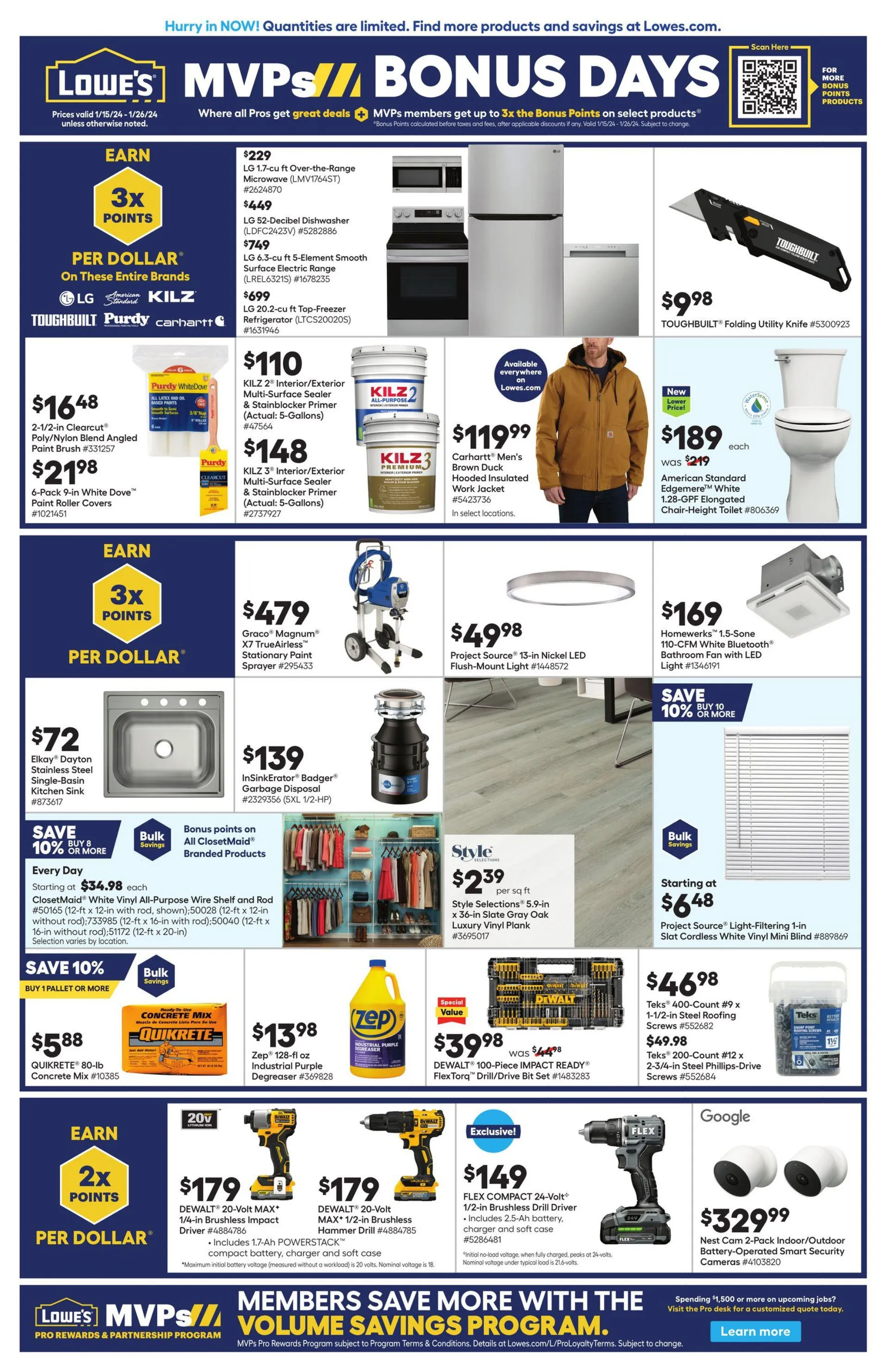 Weekly ad Lowe's from January 15 to January 26 2024 - Page 