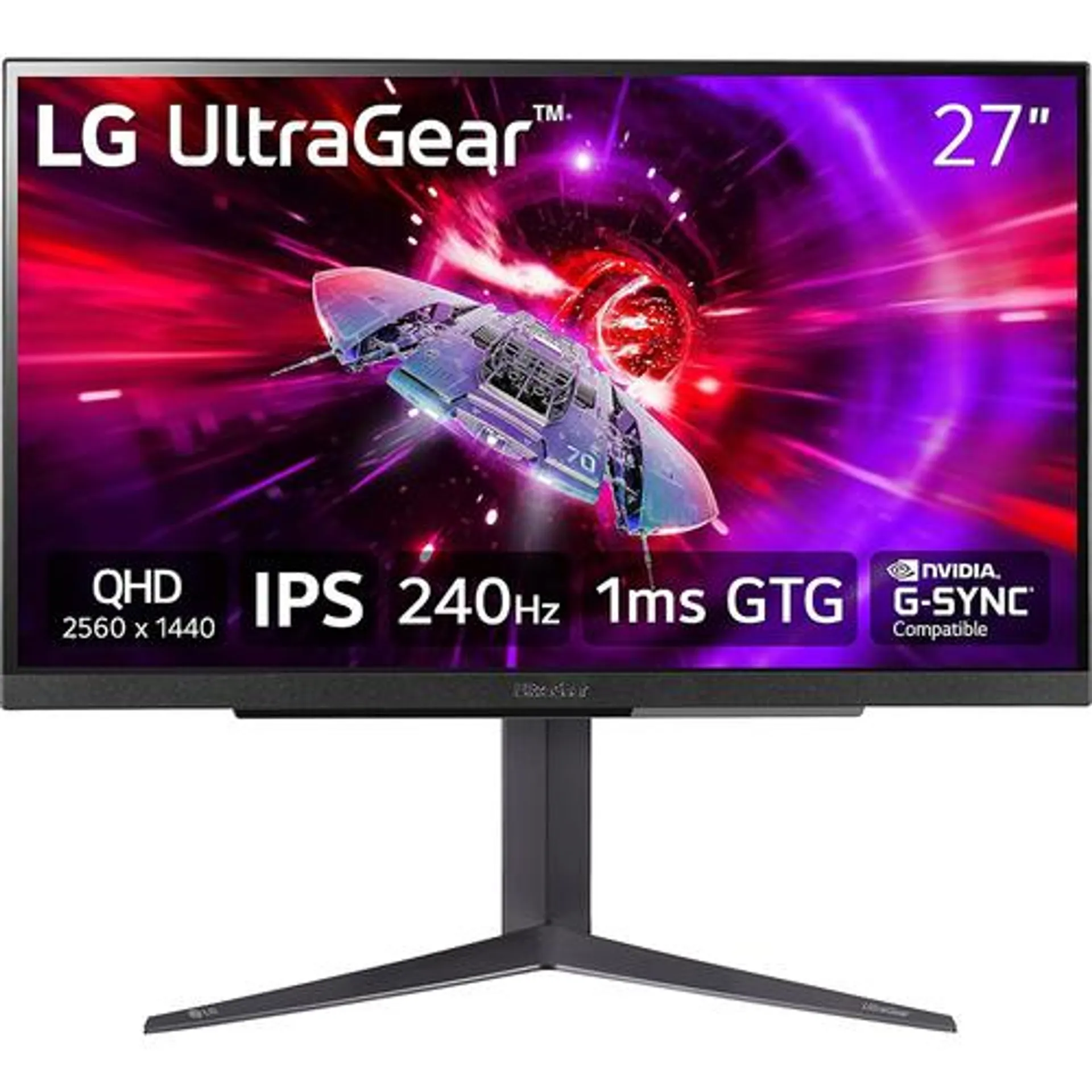 LG 27GR83Q-B 27" UltraGear QHD 1ms 240Hz Gaming Monitor - Open Box