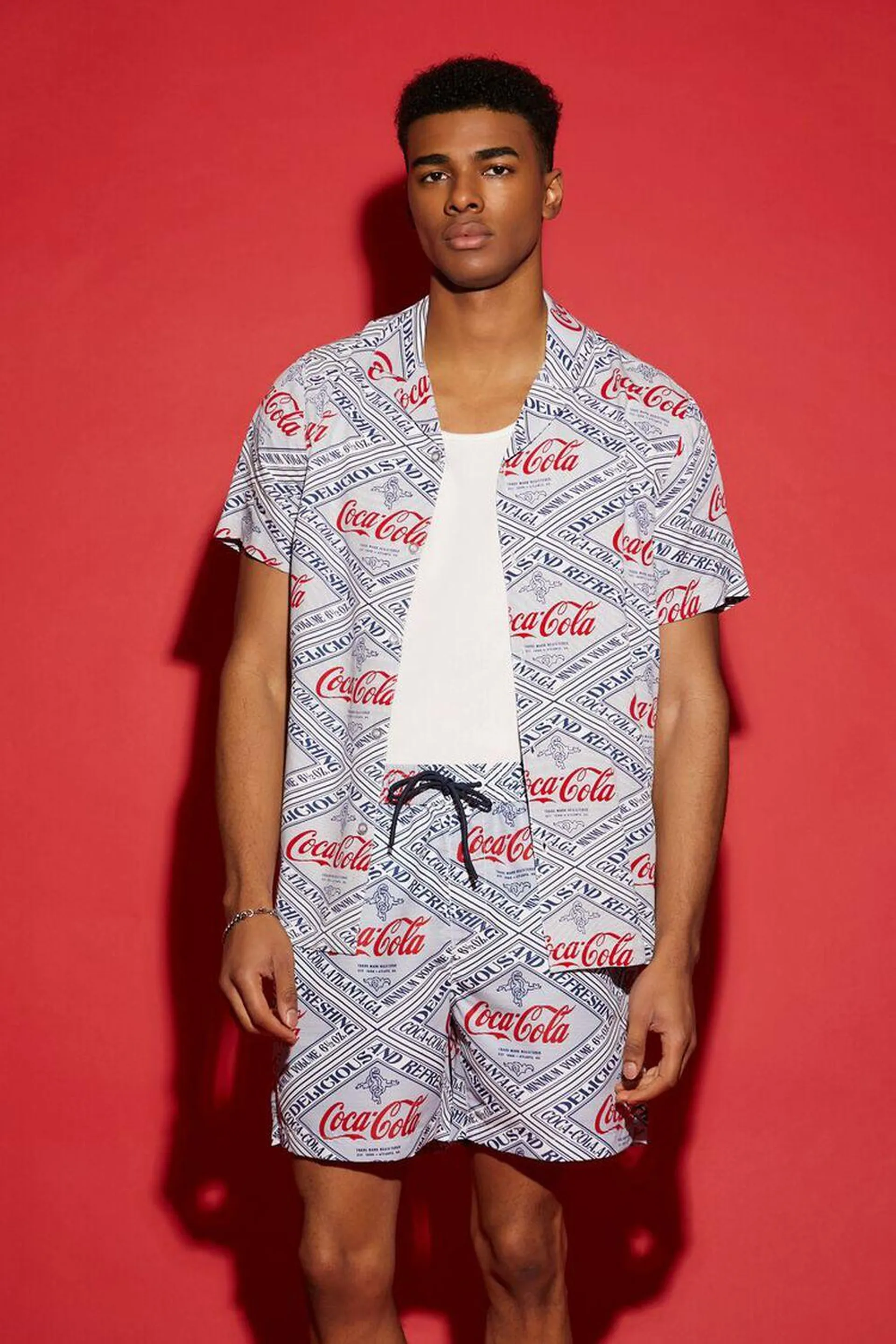 Coca-Cola Geo Print Shirt