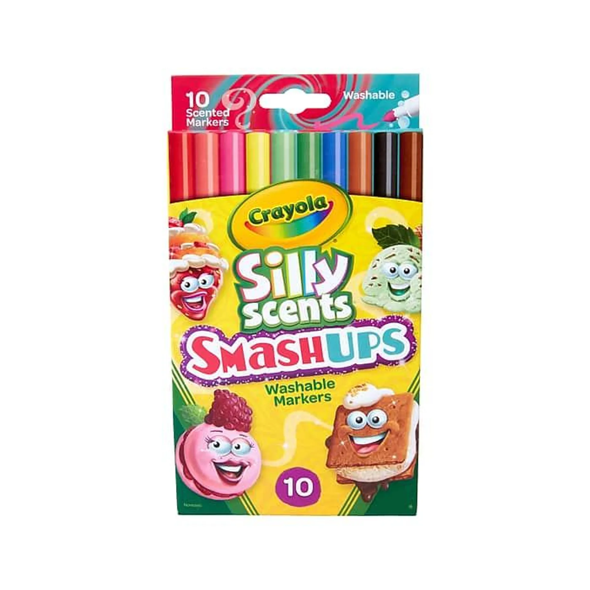 Crayola Silly Scents Smashups Washable Markers,