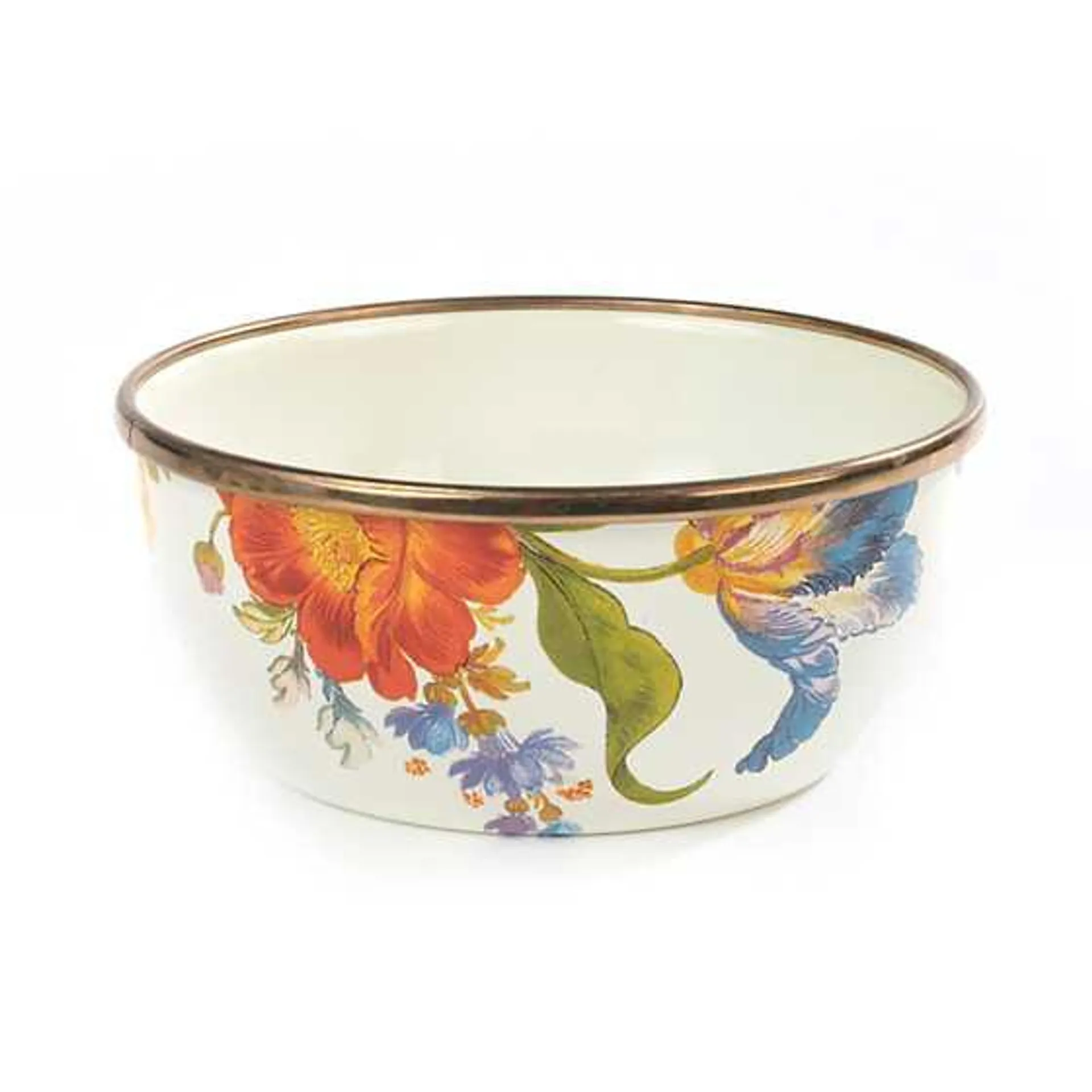 White Flower Market Pinch Bowl